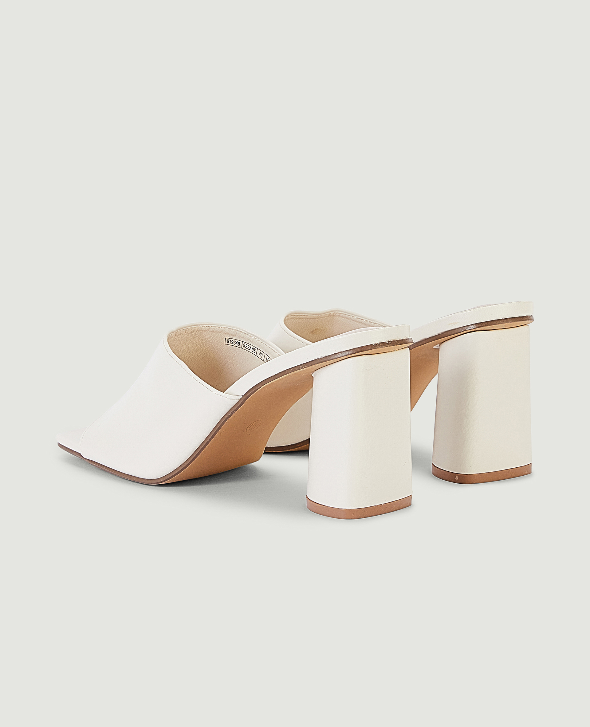 Mules à talon blanc - Pimkie