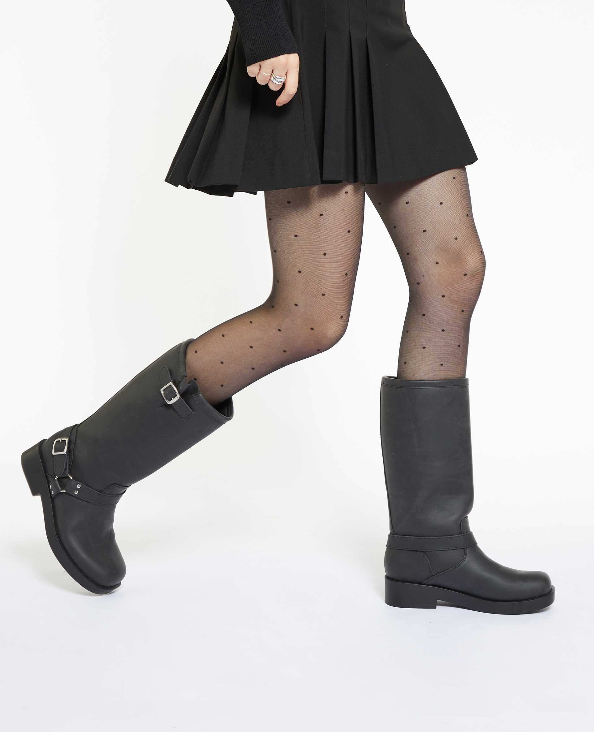 Bottes esprit motard avec brides et boucles Pimkie