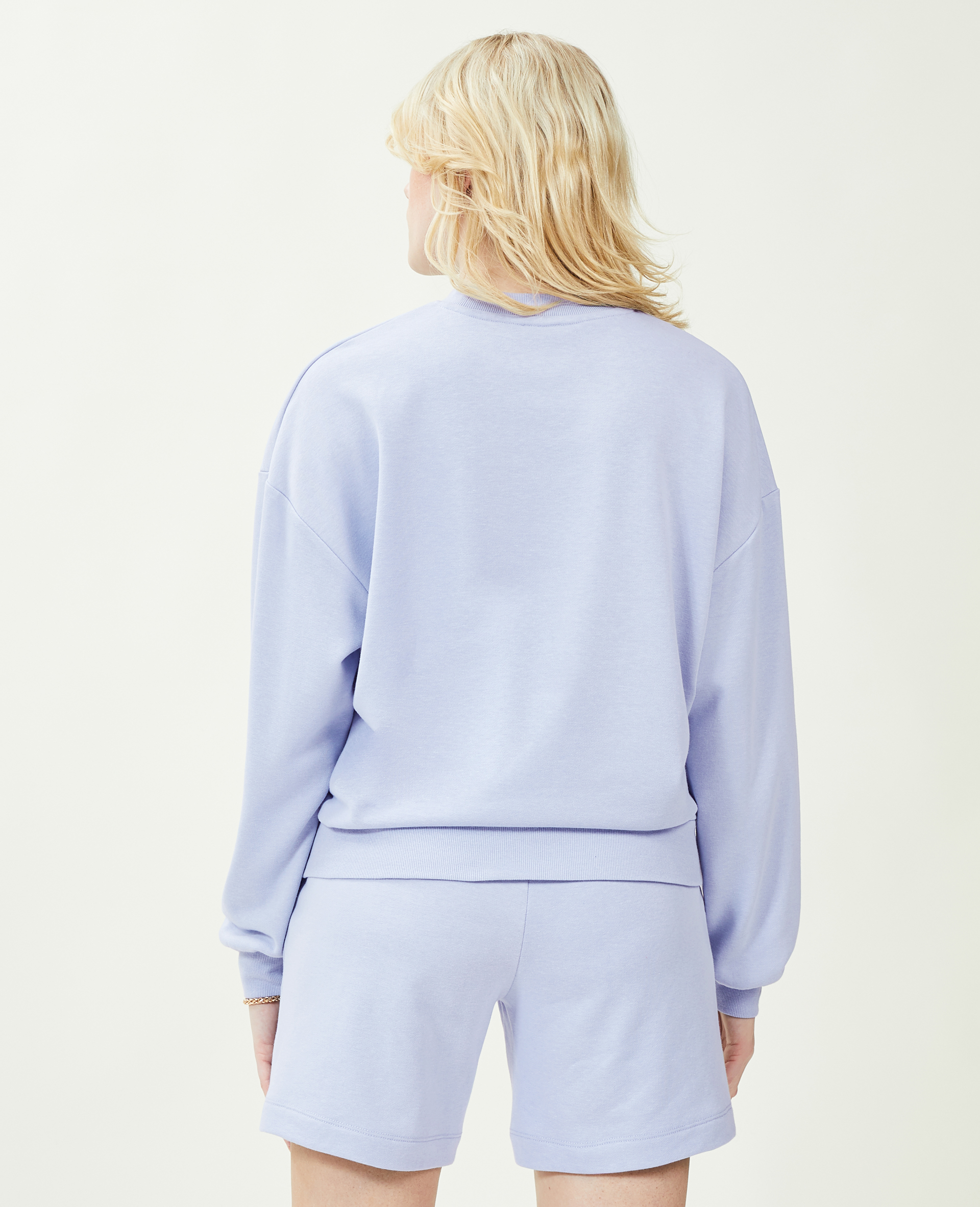 Sweat col rond bleu - Pimkie