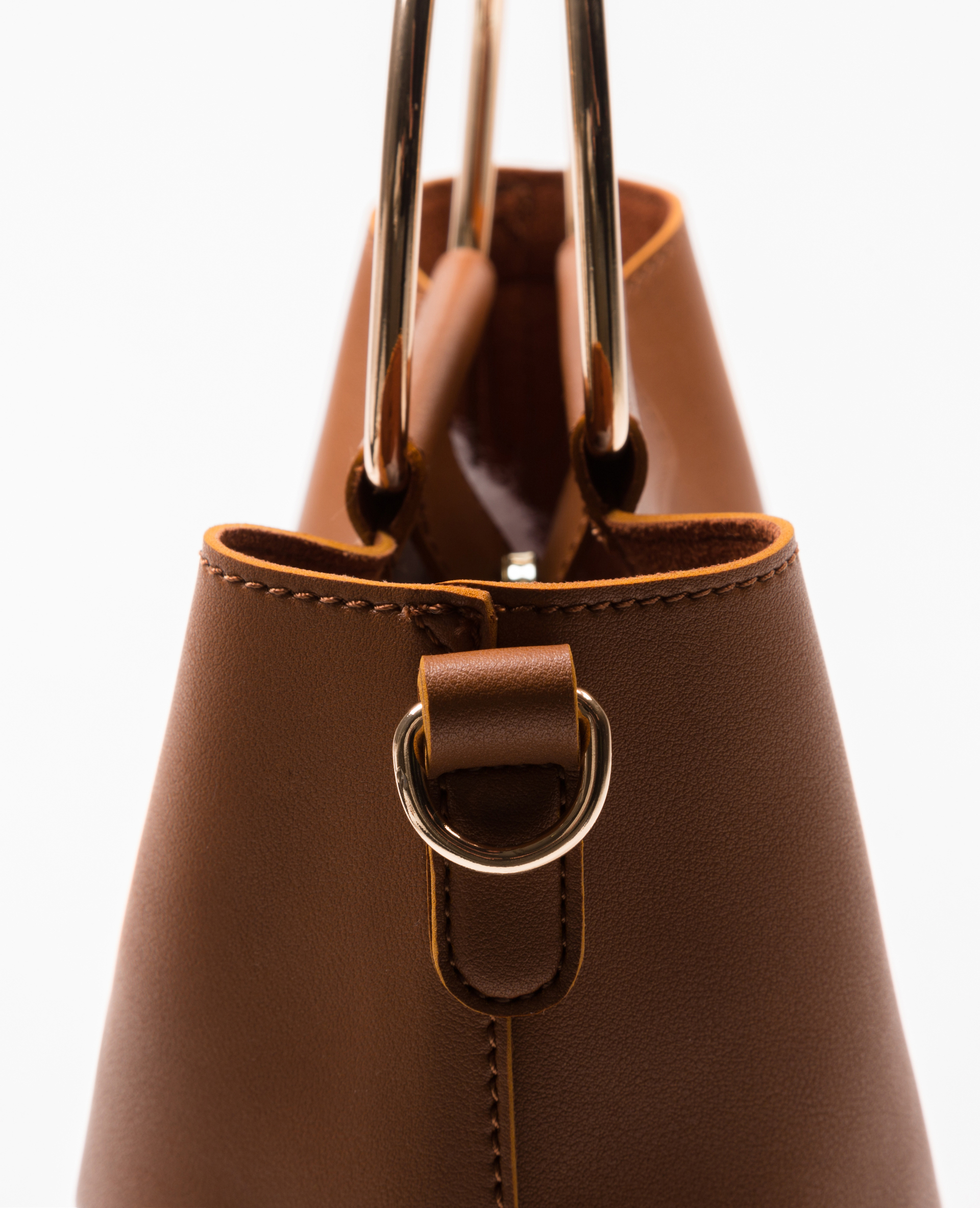 Sac anses métalliques camel - Pimkie