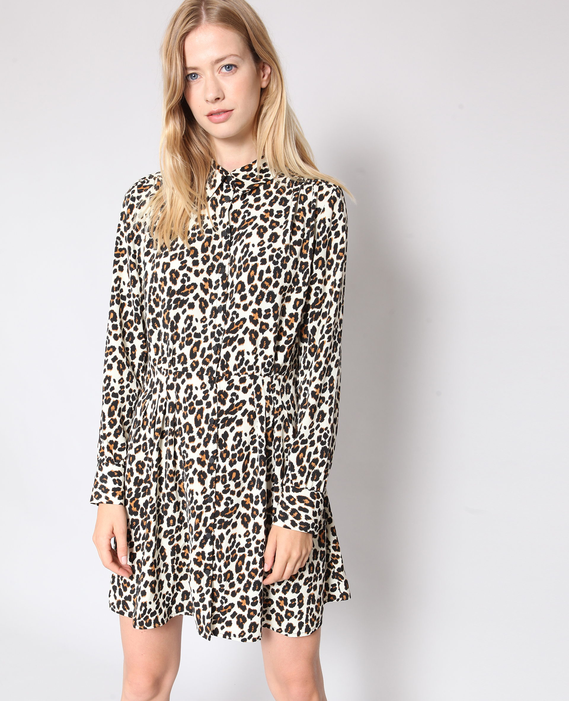 Robe imprimé léopard doré - Pimkie