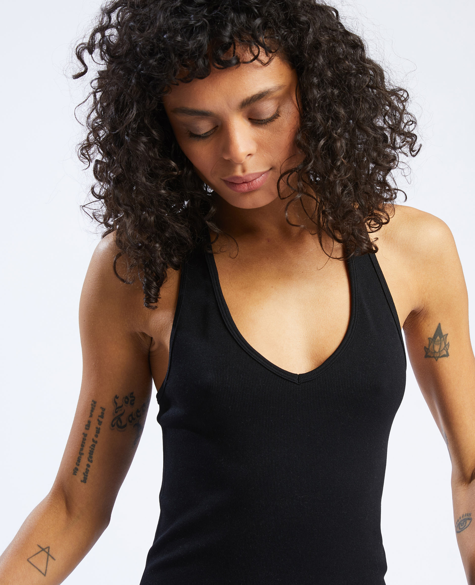 Combishort sans couture noir - Pimkie