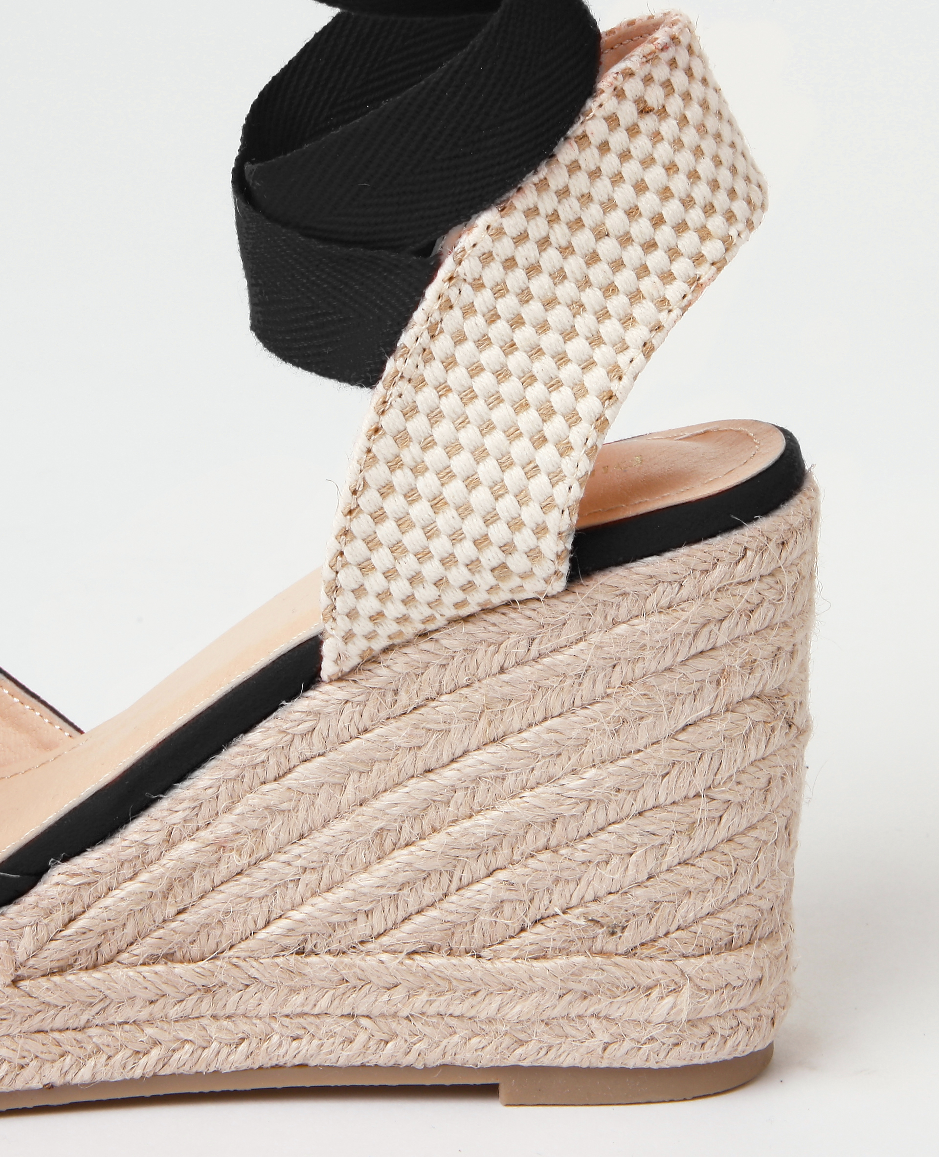 Espadrilles compensées noir - Pimkie