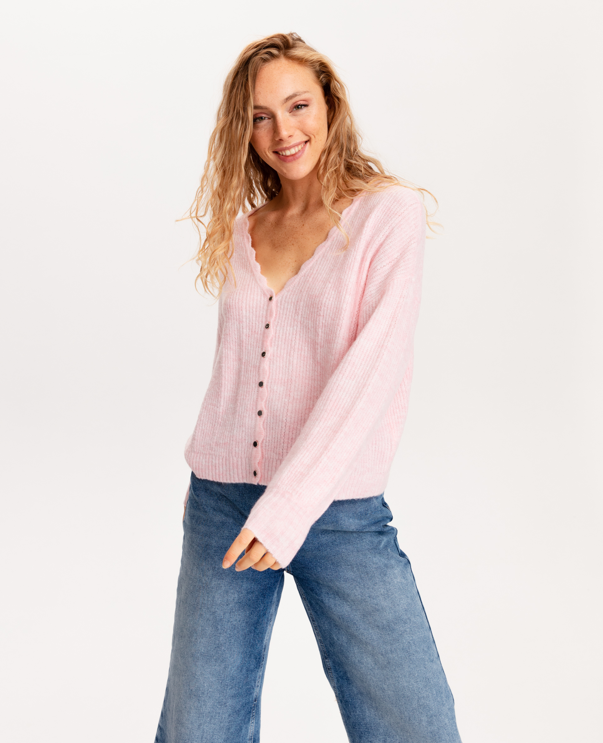 Gilet rose on sale pale