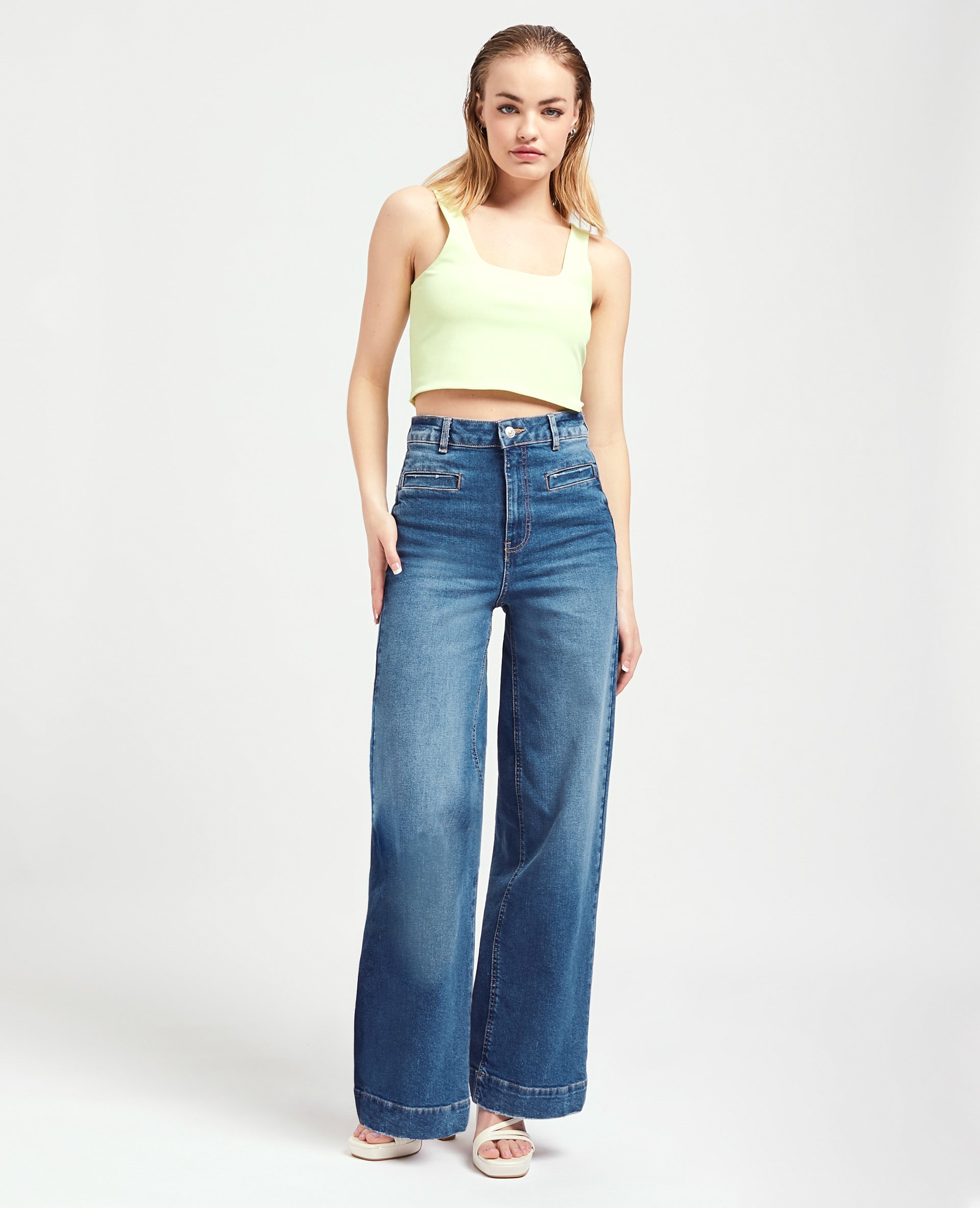 Jean large effet d lav Pimkie