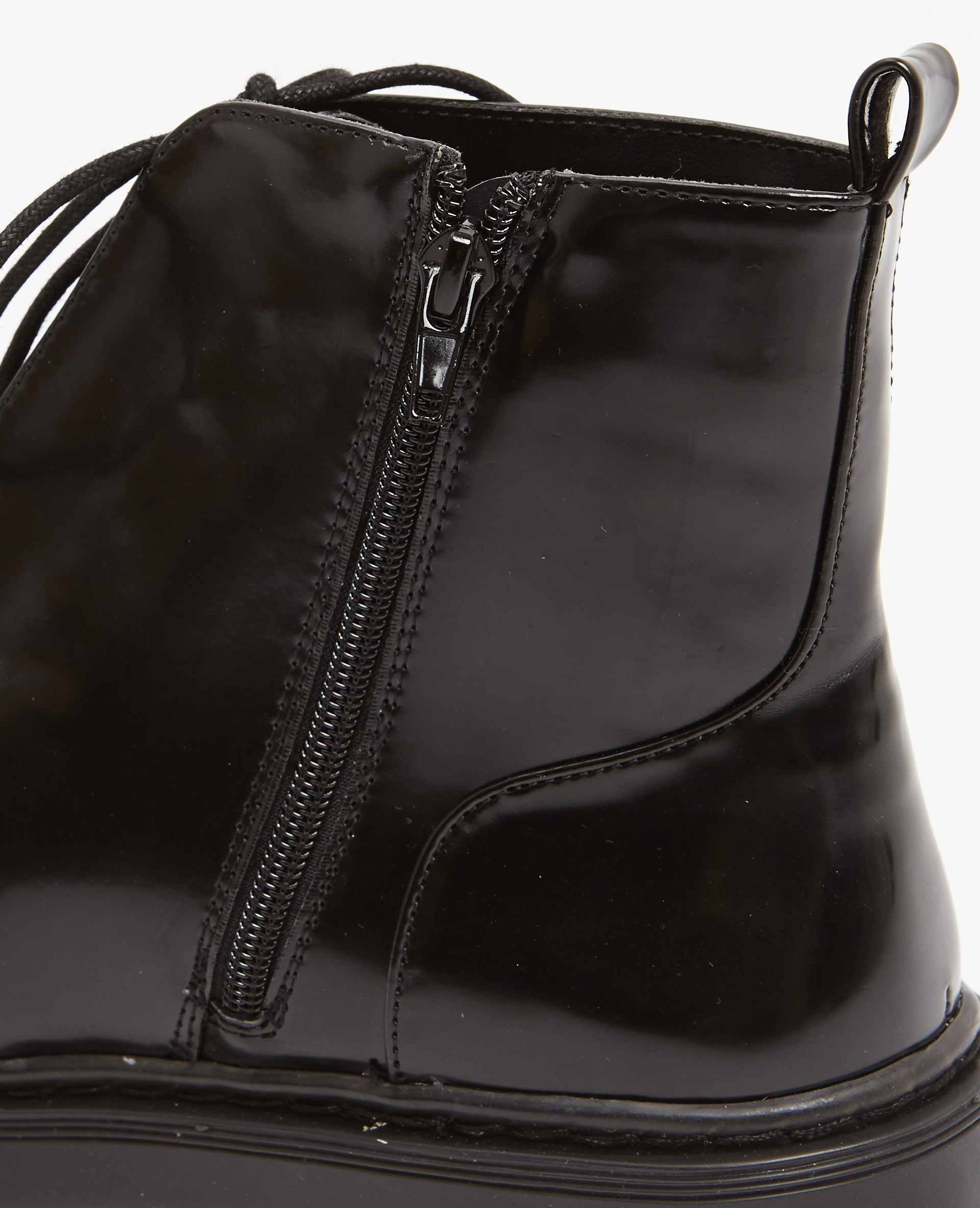 Boots rangers à rivets noir - Pimkie