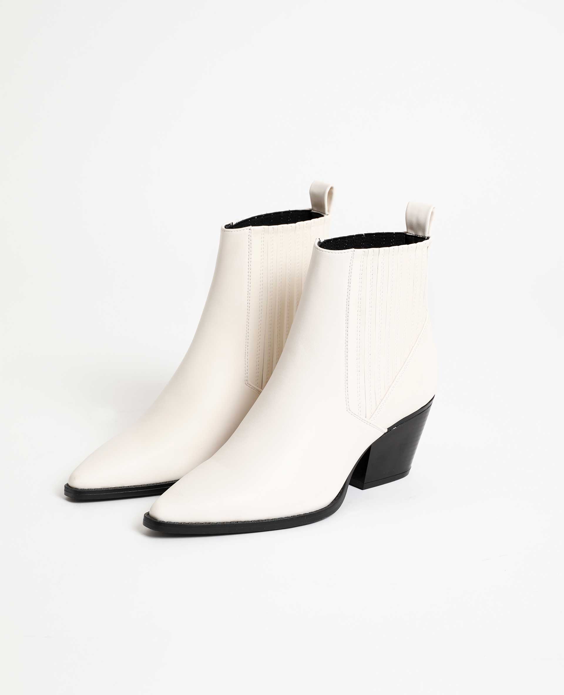 bottes western blanches
