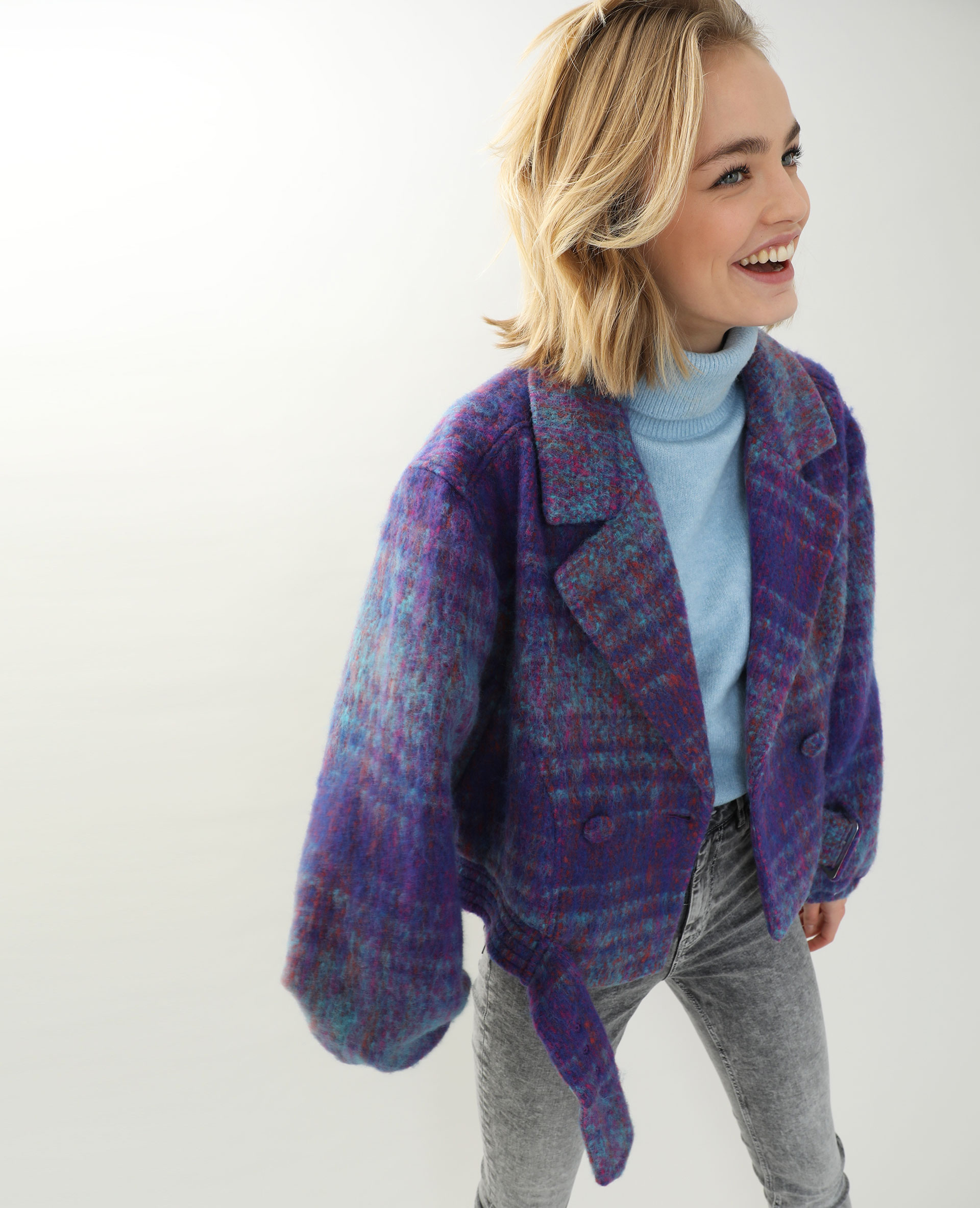 Veste en online laine femme courte