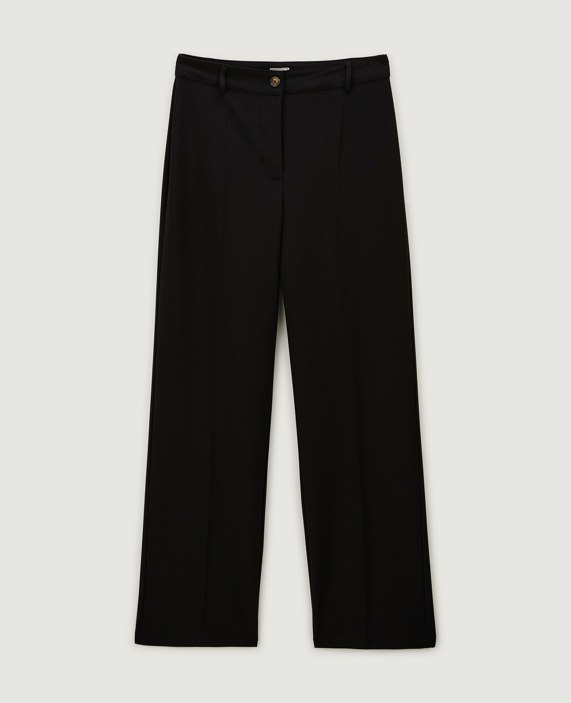 Pantalon droit taille haute noir - Pimkie