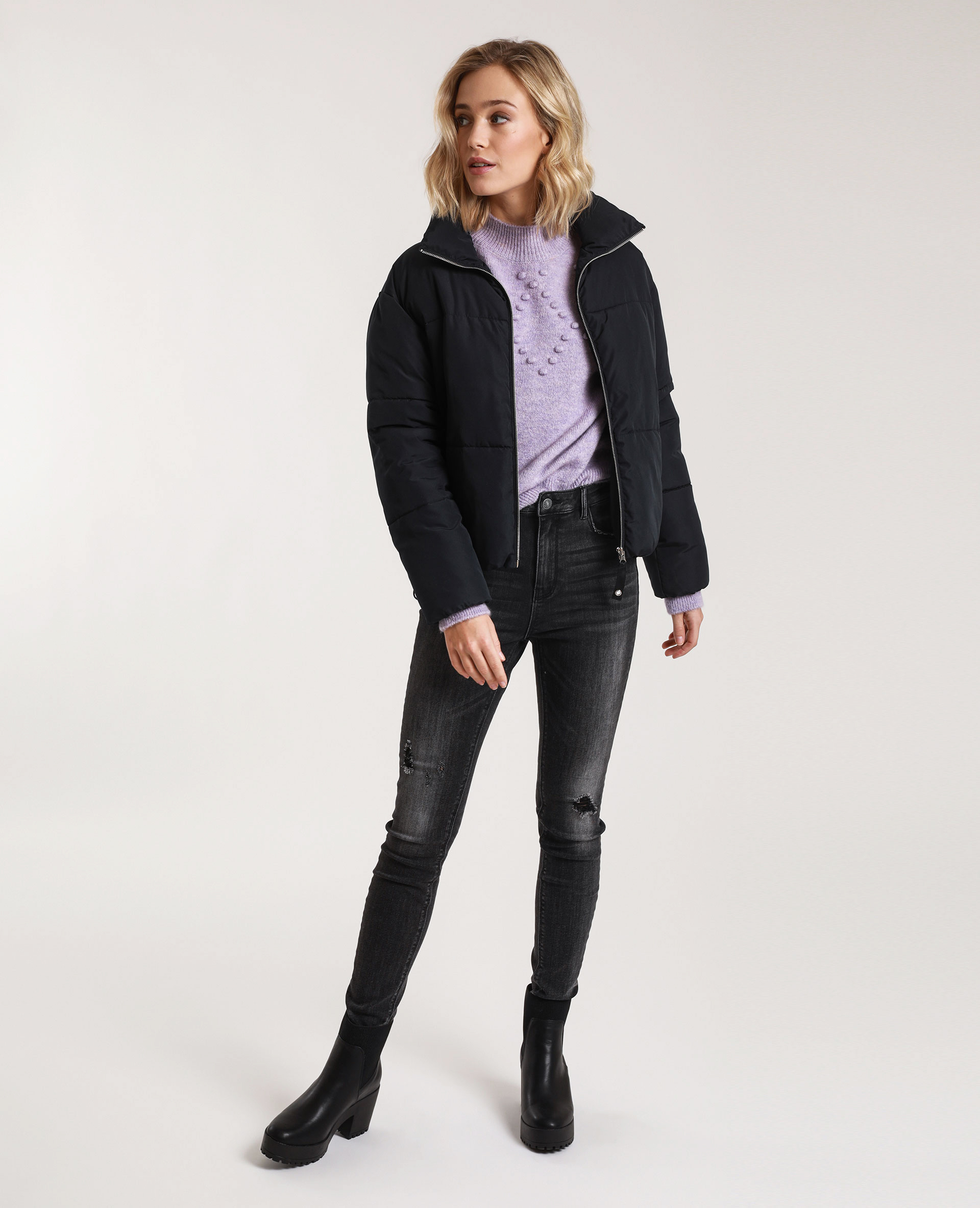 Pull fantaisie lilas - Pimkie