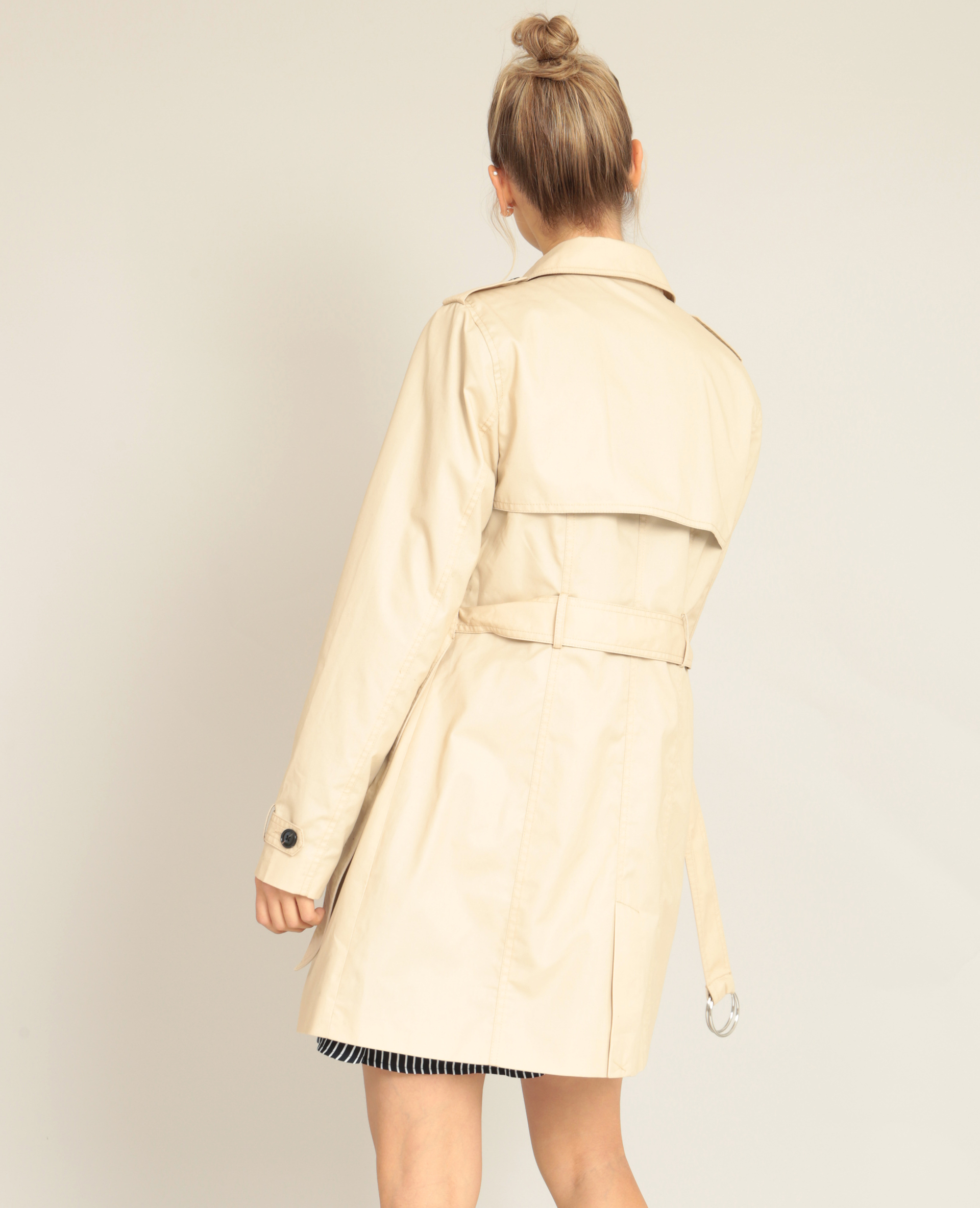 Trench-coat classique beige ficelle - Pimkie