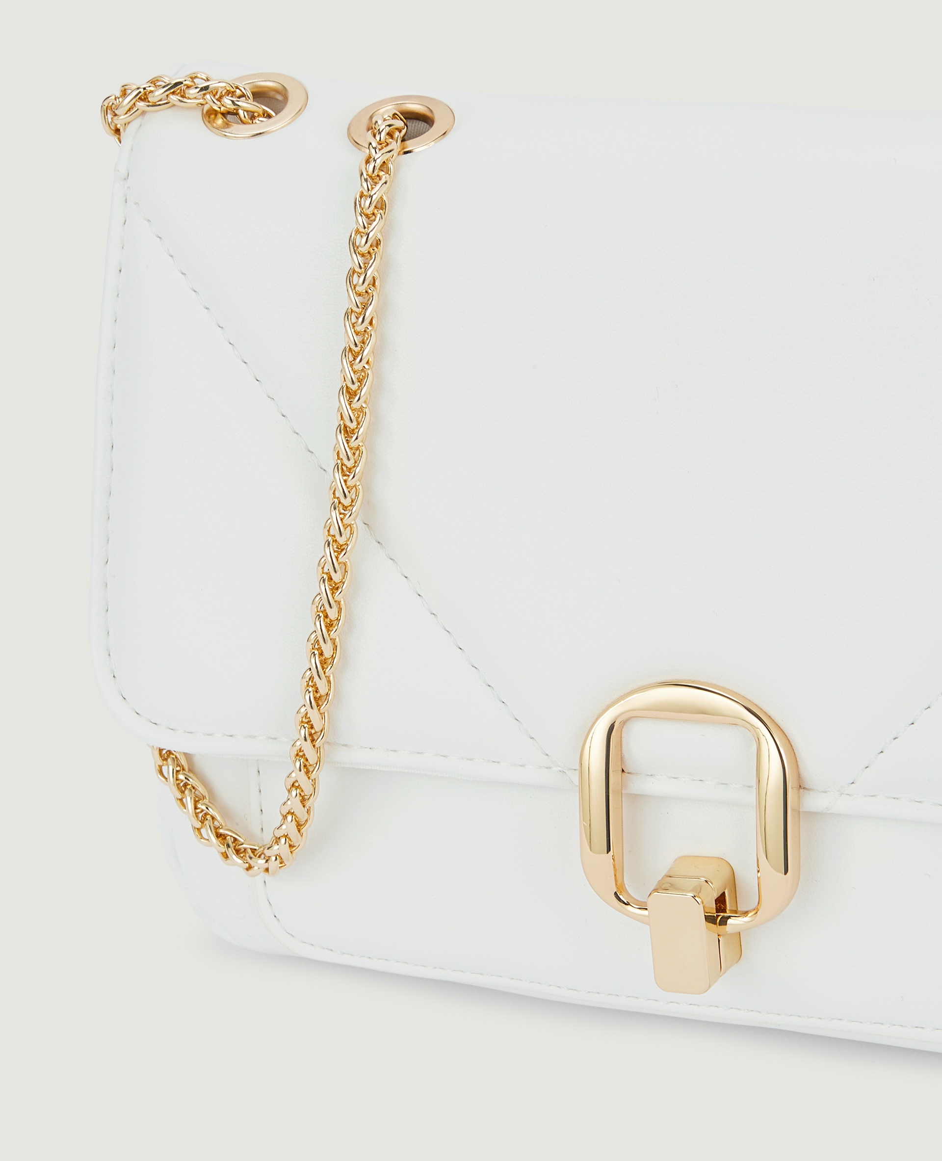 Sac pochette avec chaines blanc - Pimkie