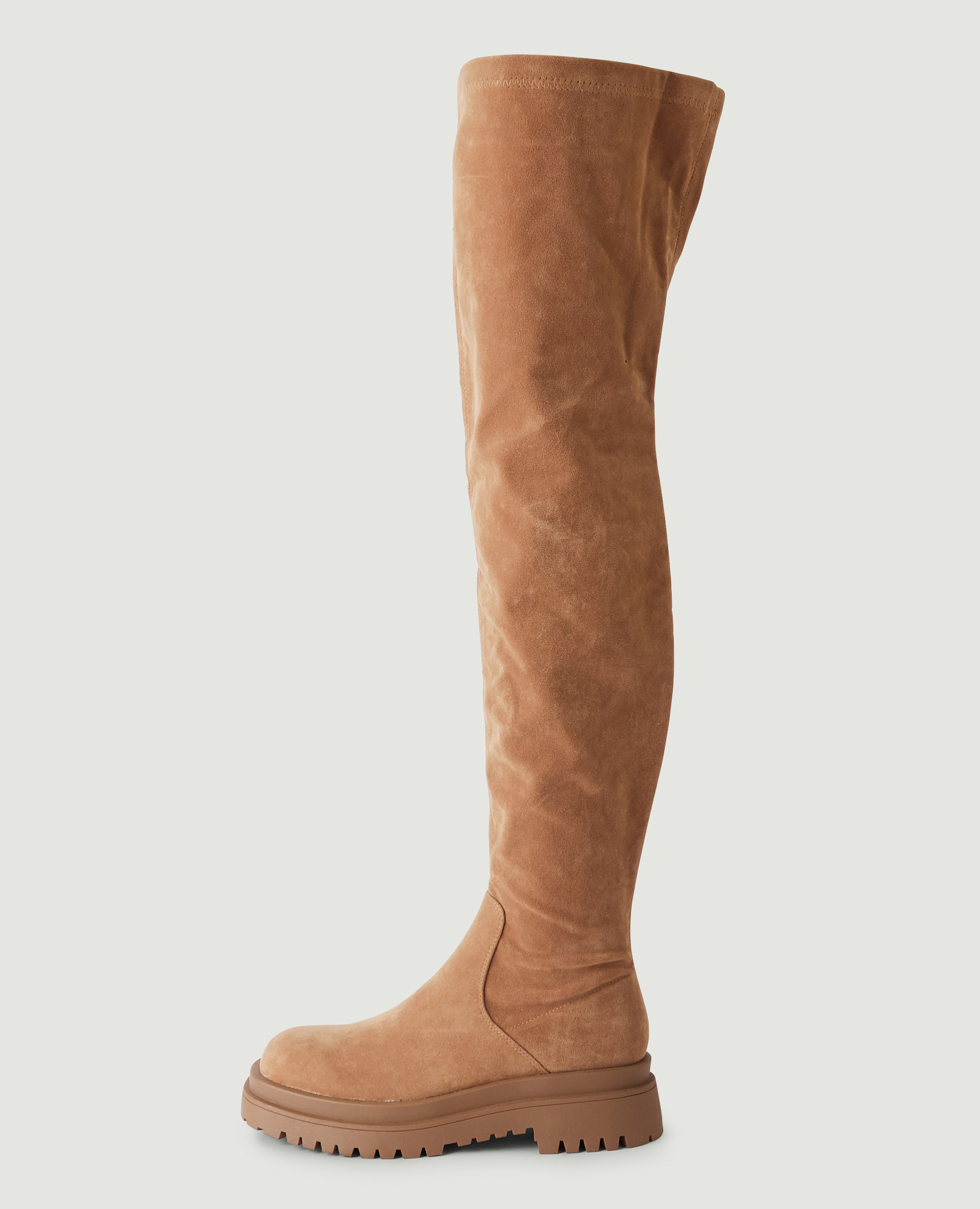cuissardes daim camel