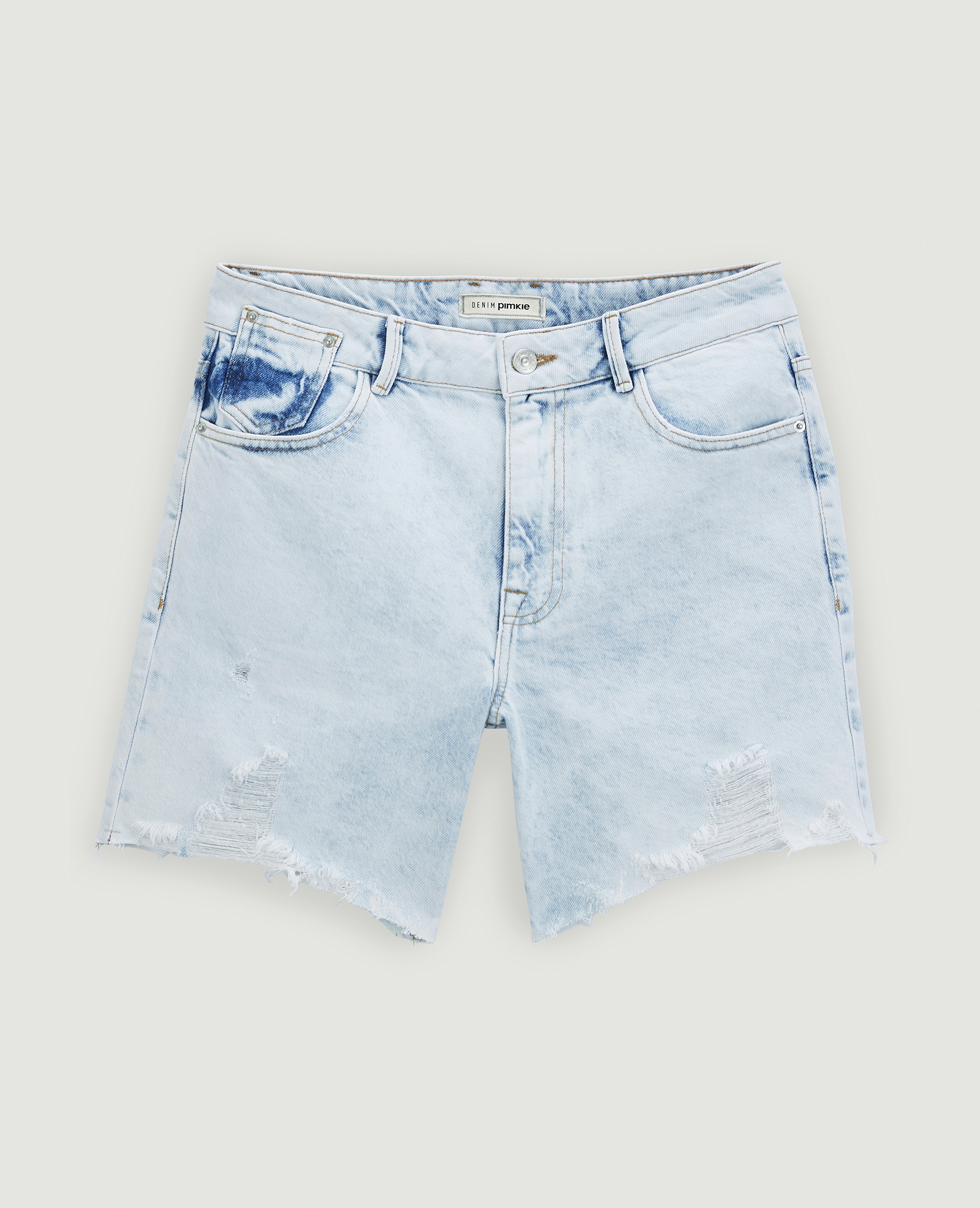 Short bermuda en jean bleu clair - Pimkie