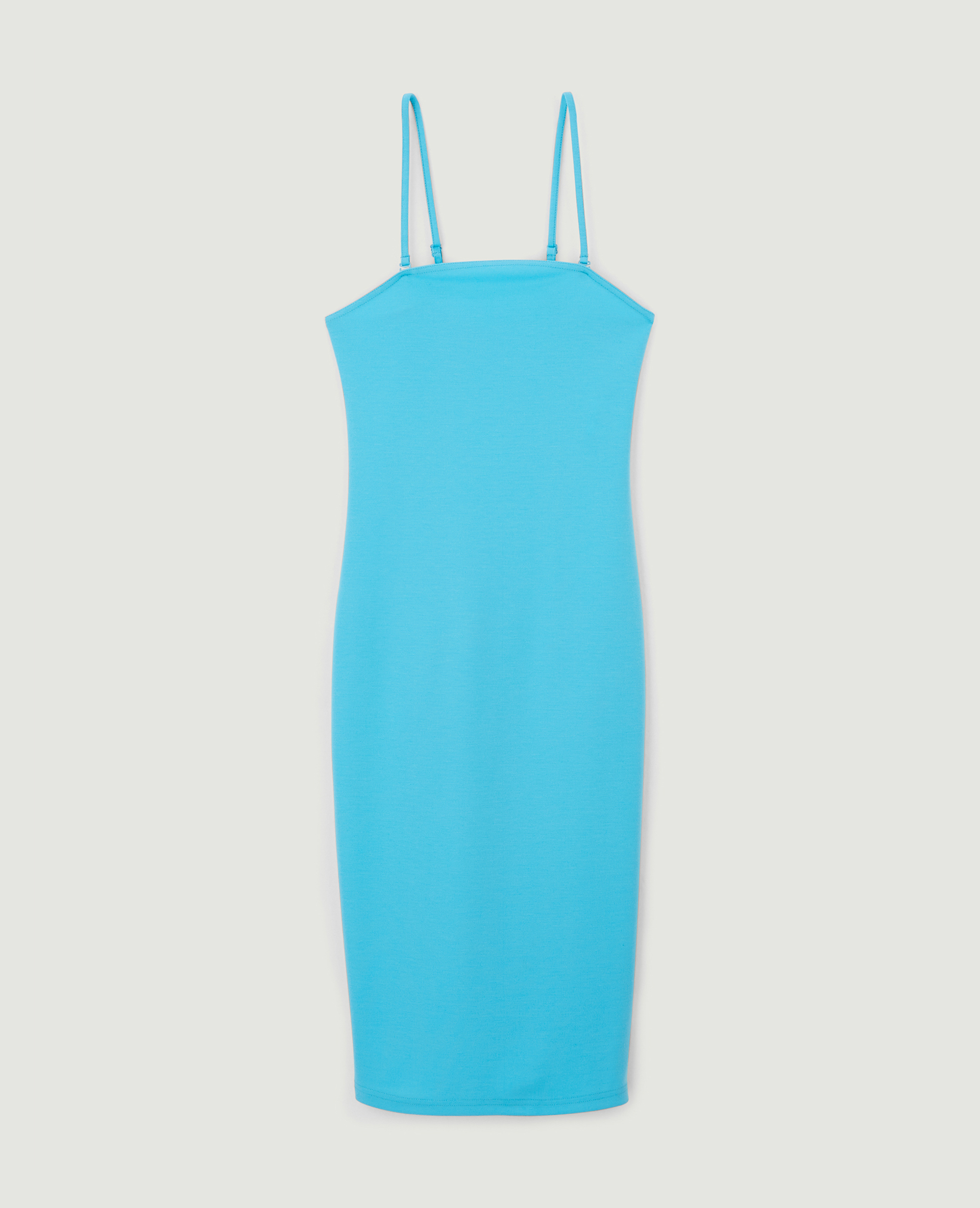 Robe moulante midi bleu turquoise - Pimkie