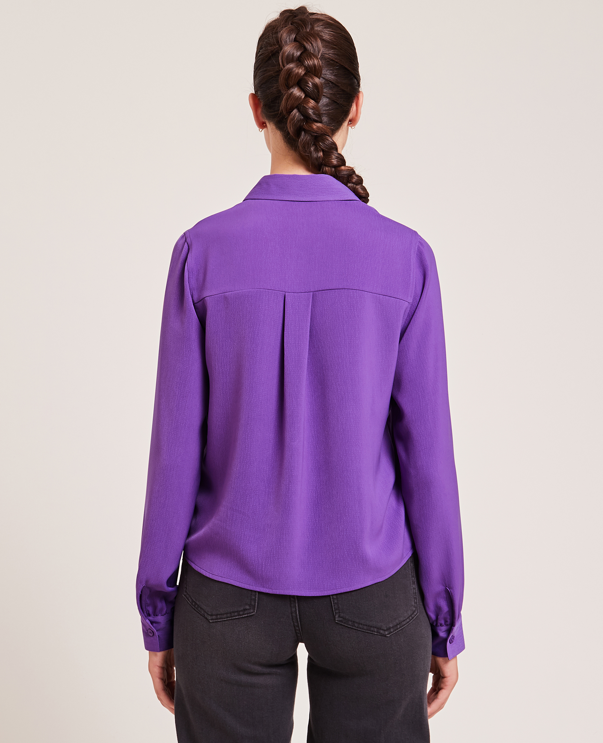 Chemise fluide violet - Pimkie