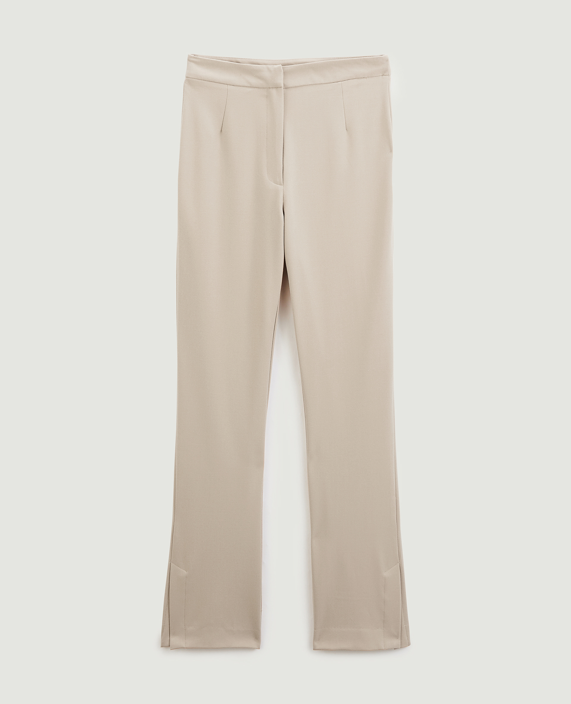Pantalon slim avec fentes SMALL beige - Pimkie