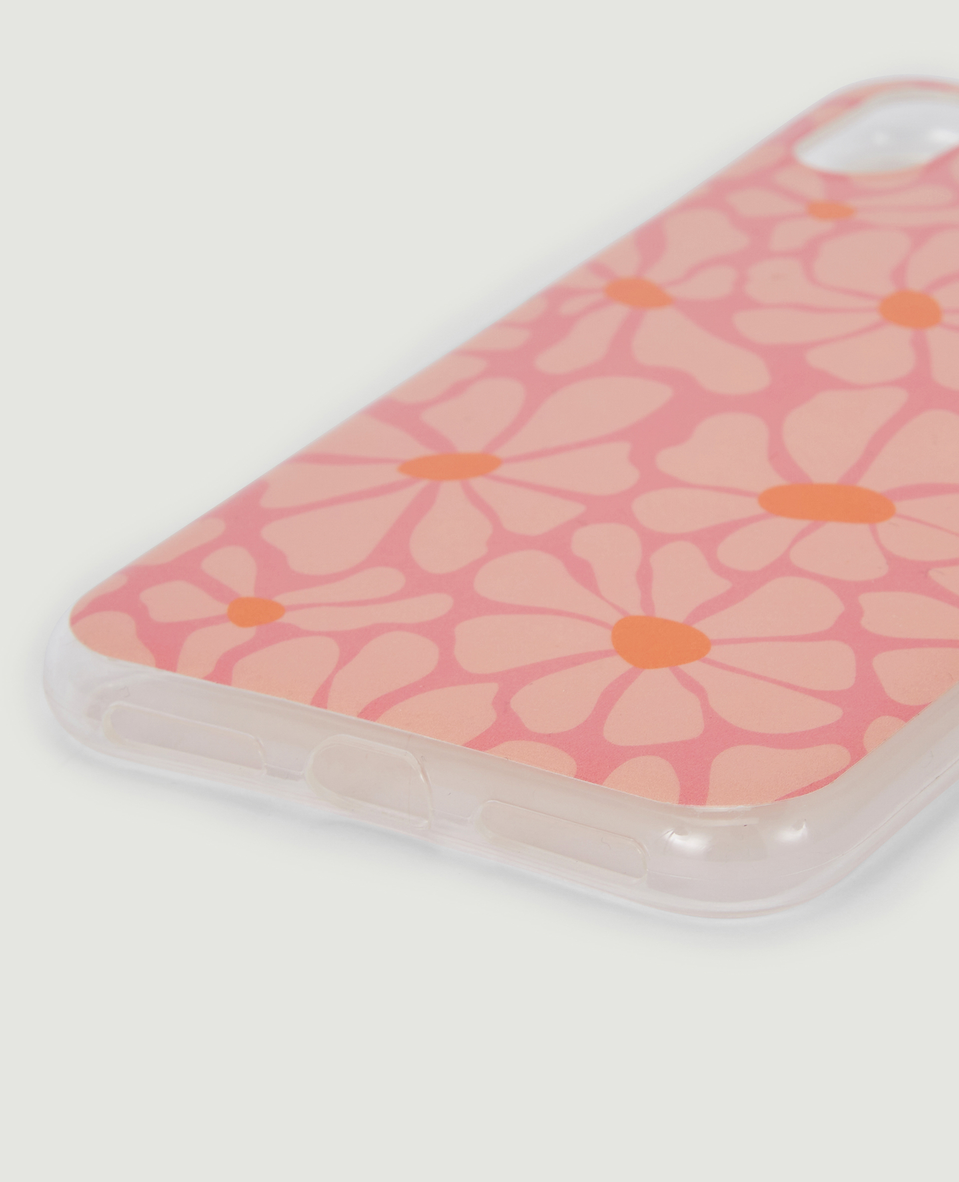 Coque iPhone Fleurs rose clair - Pimkie