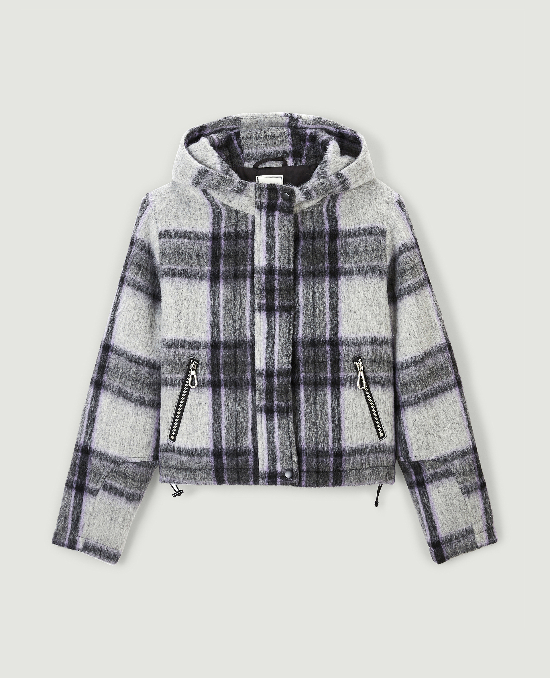 Blouson à capuche gris clair - Pimkie