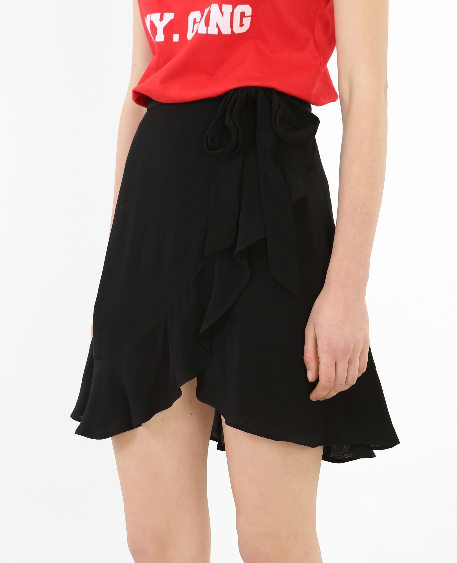 Jupe hot sale volant portefeuille