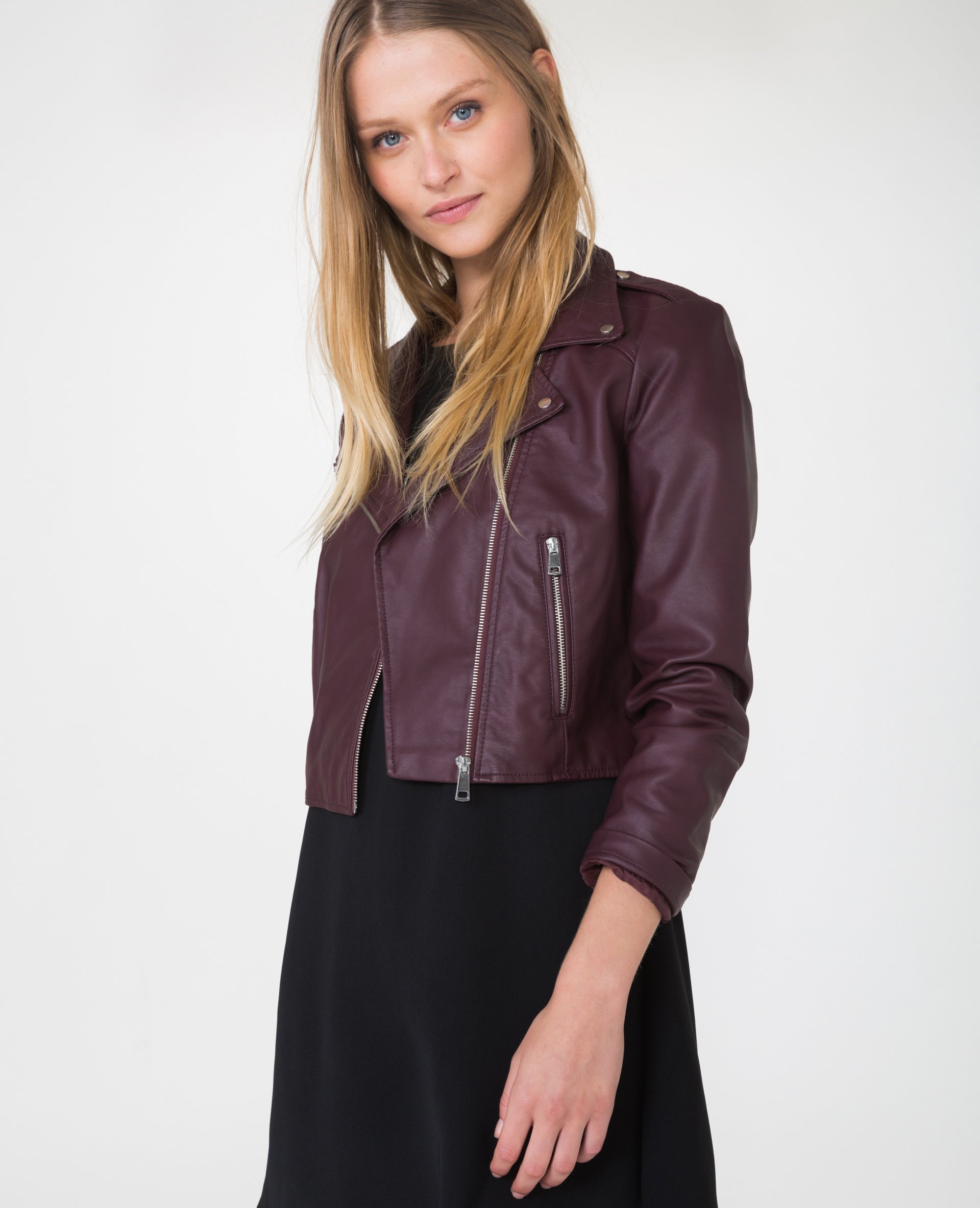 Petite veste hotsell en cuir