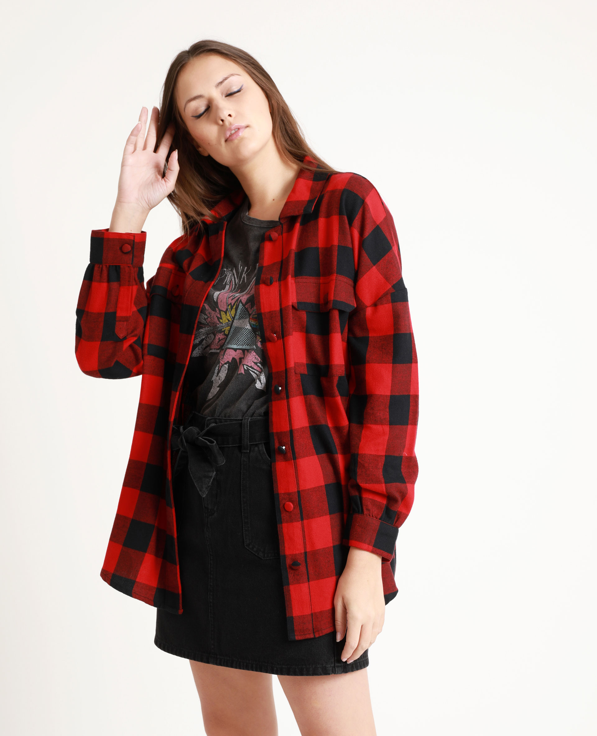 Chemise carreaux Pimkie