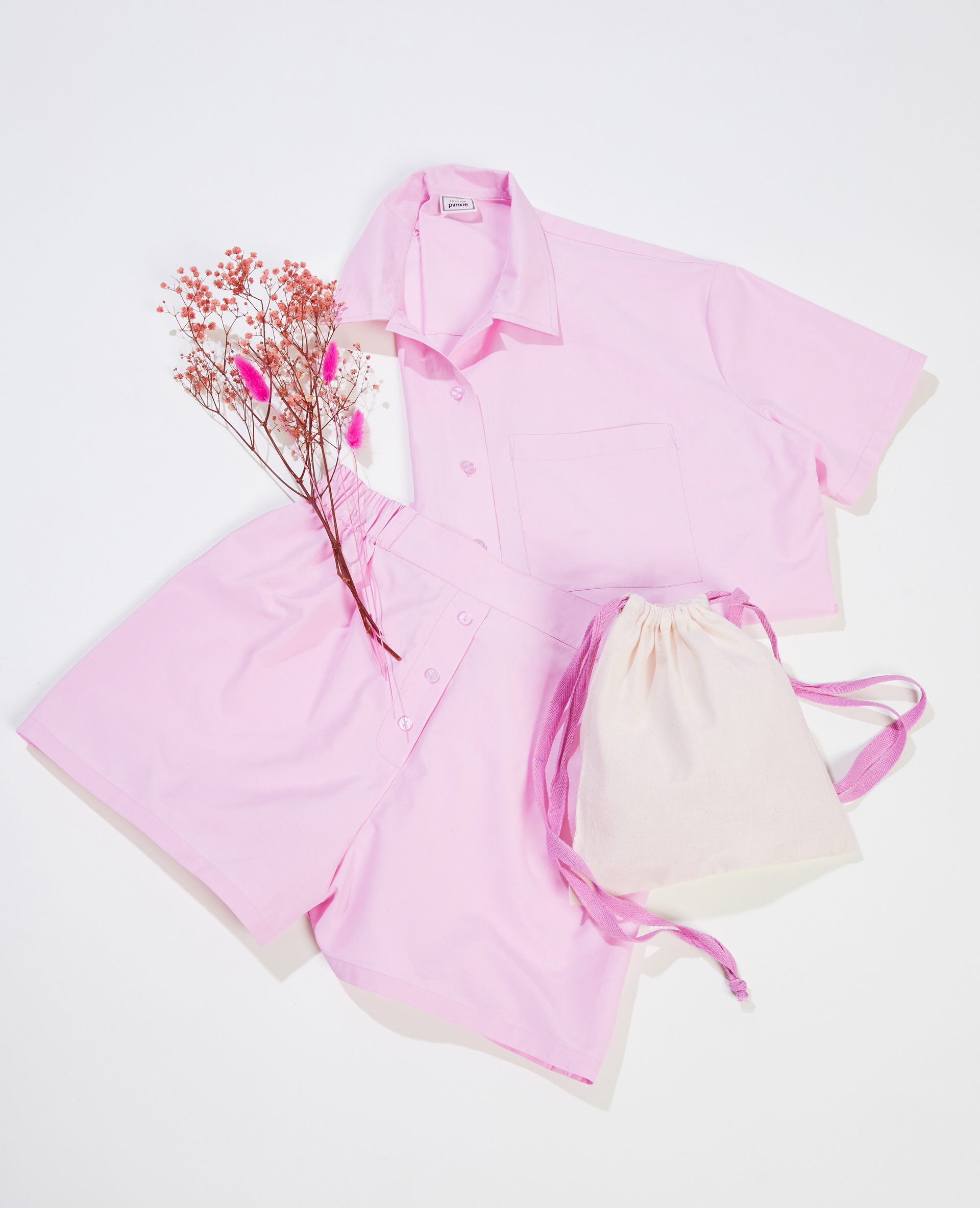 Chemise pyjama rose pastel - Pimkie