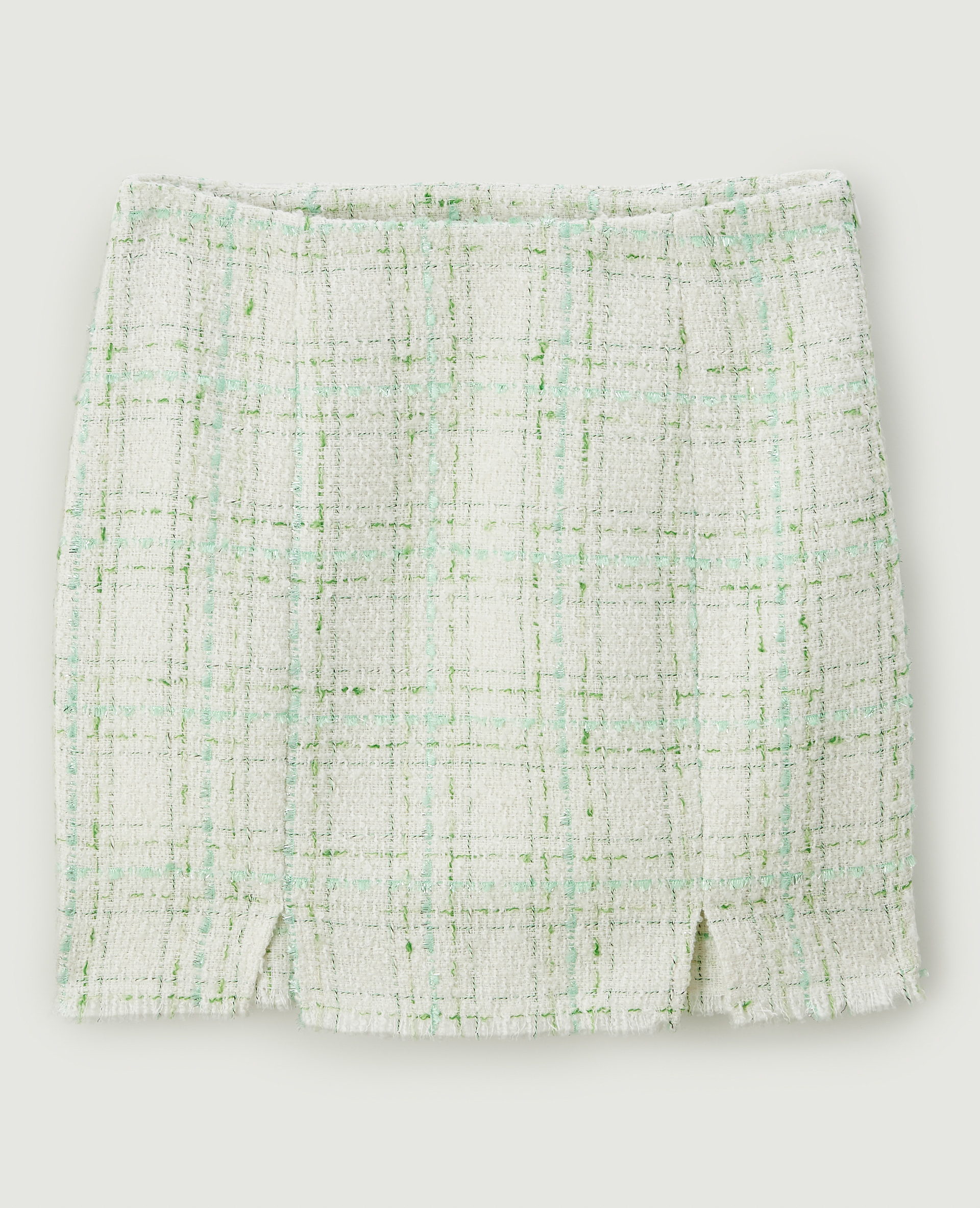 Mini-jupe tweed blanc - Pimkie