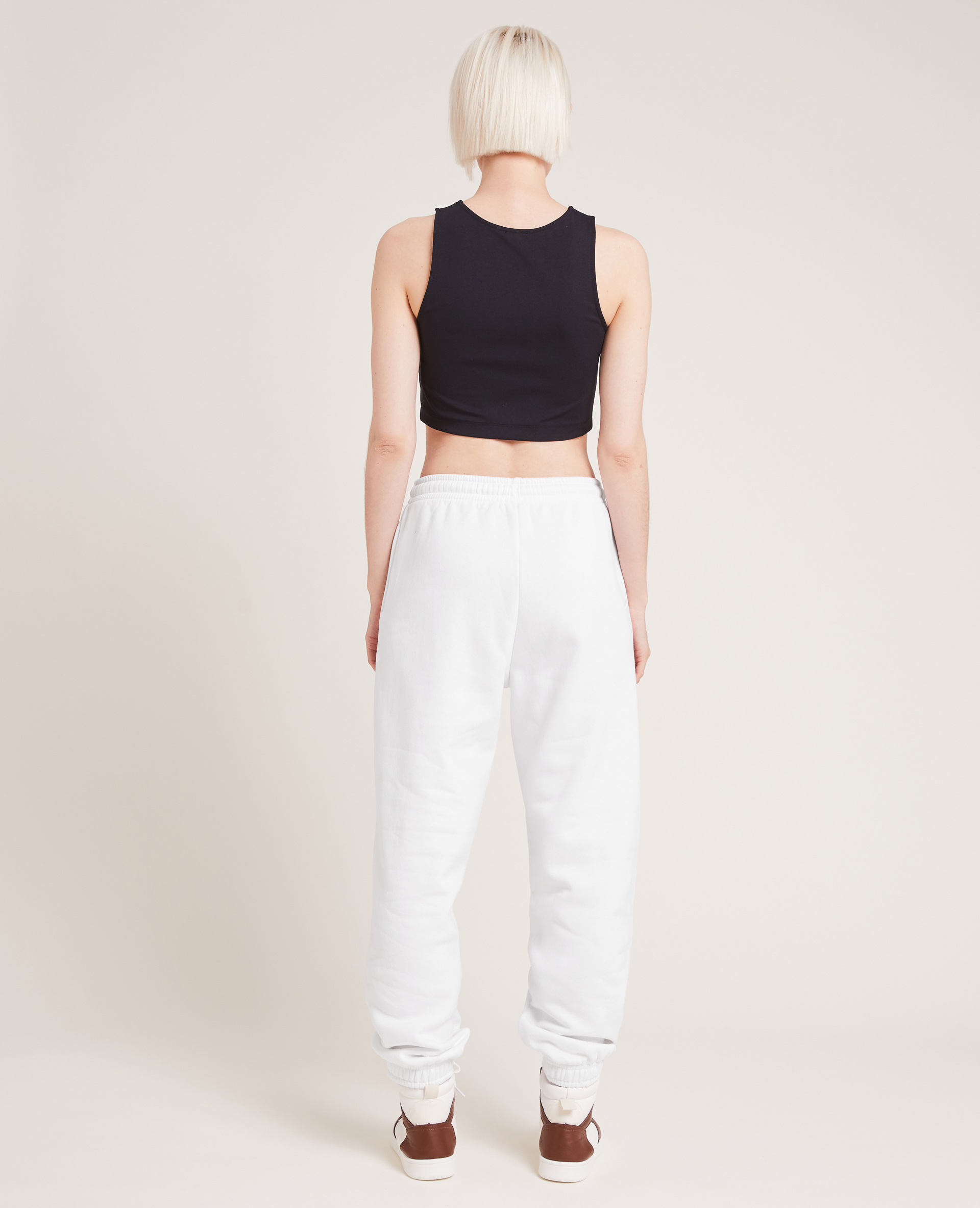 Pantalon de jogging en molleton blanc - Pimkie