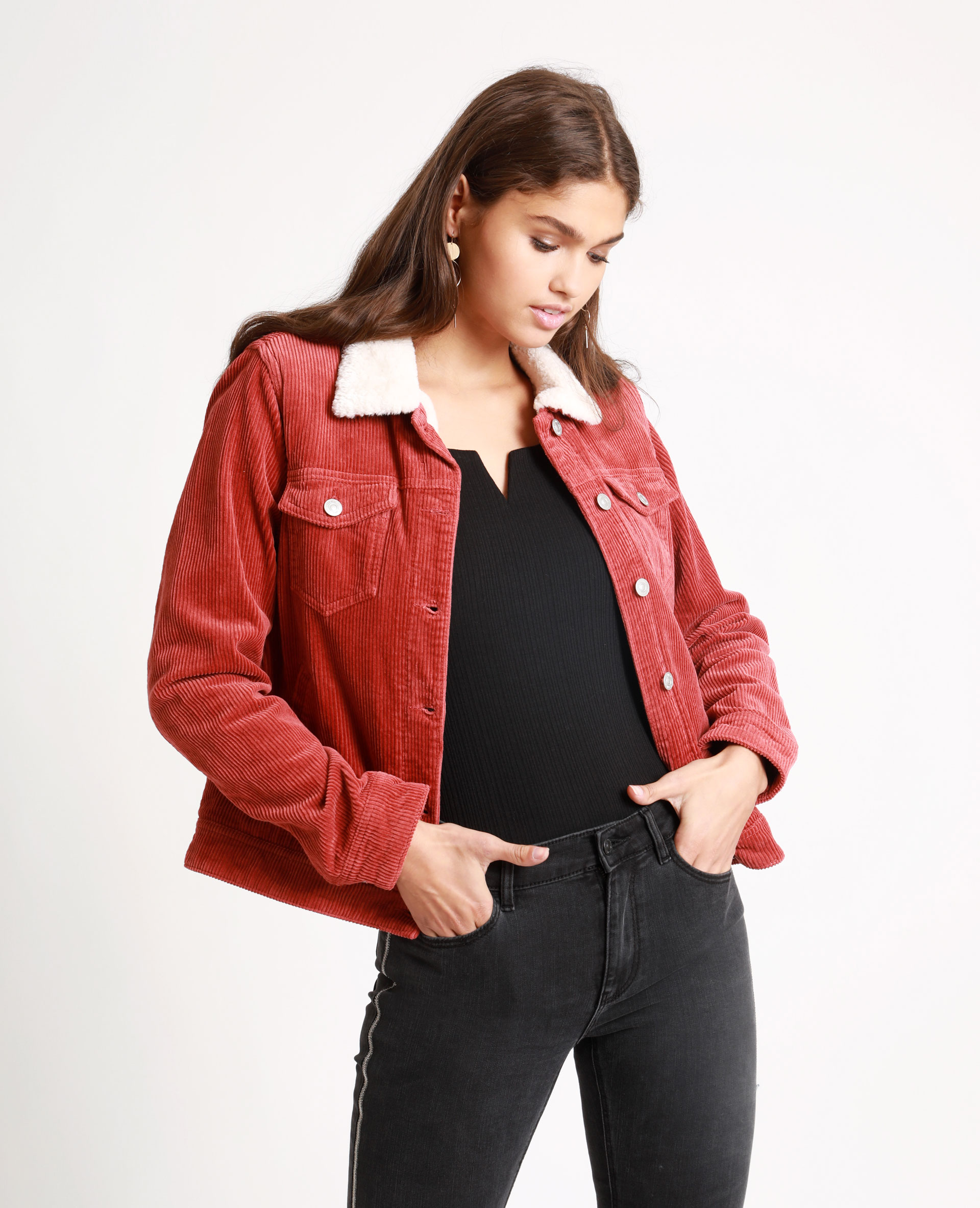 Veste velours pimkie clearance