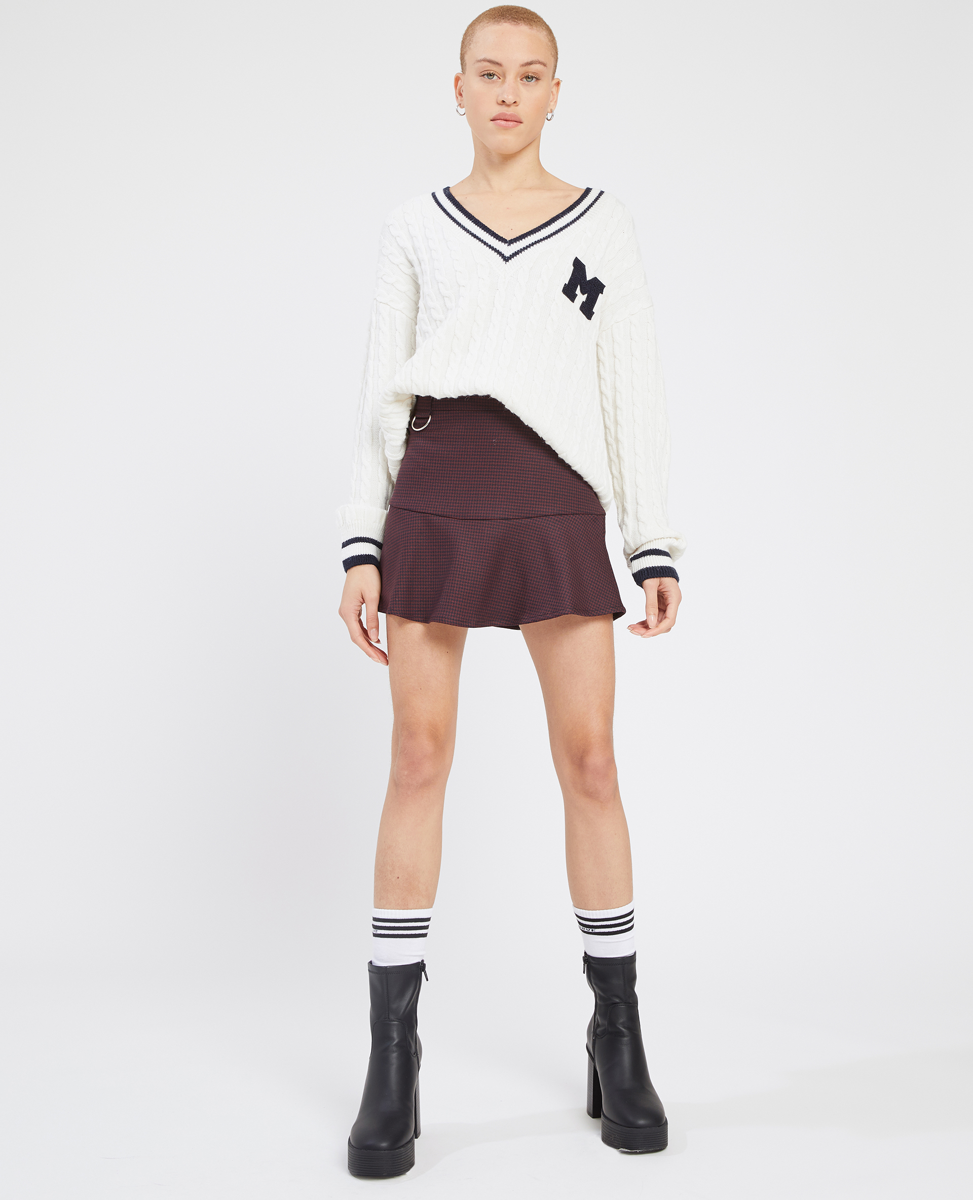 Jupe avec deals short intégré