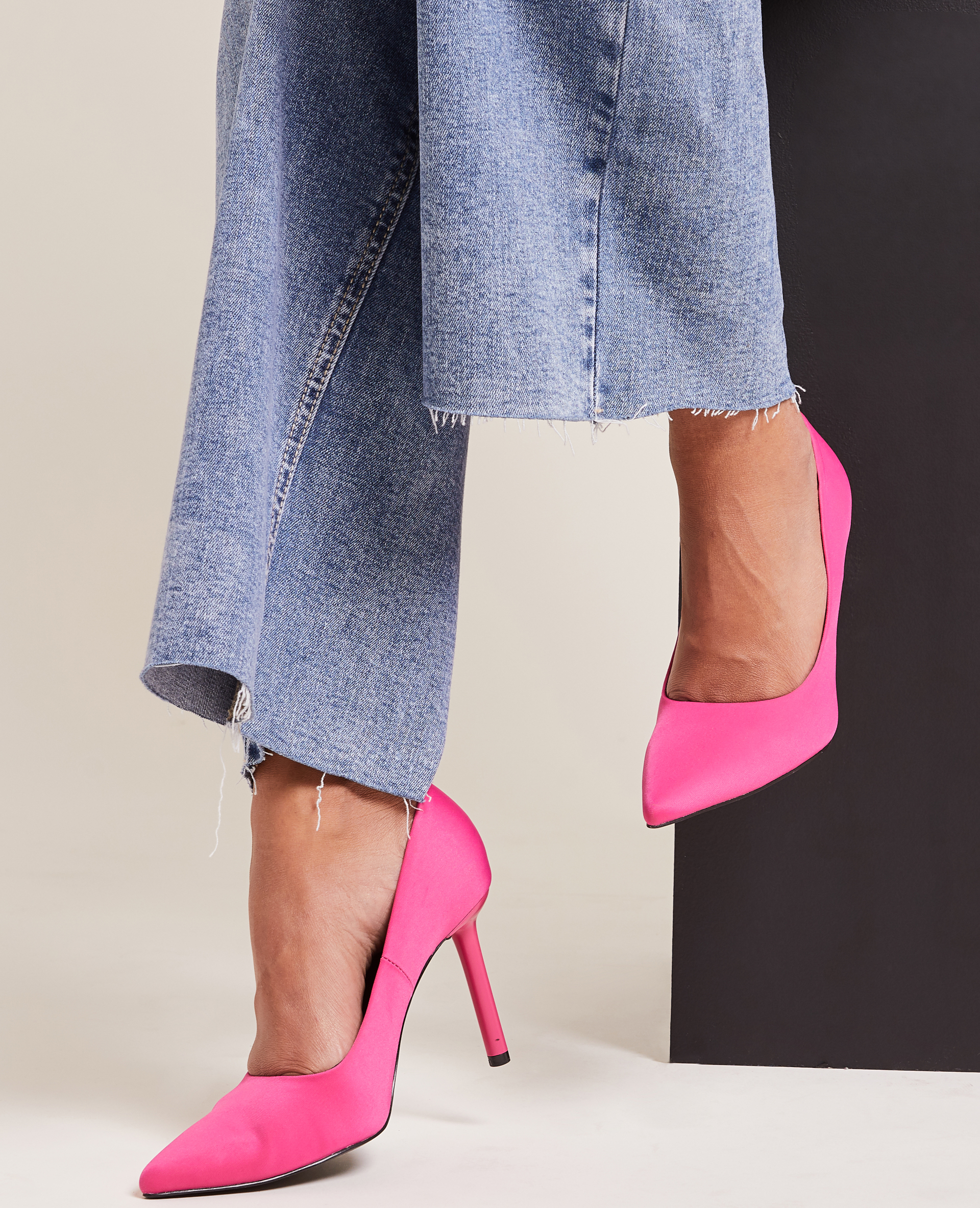Escarpins bout pointu rose fluo - Pimkie