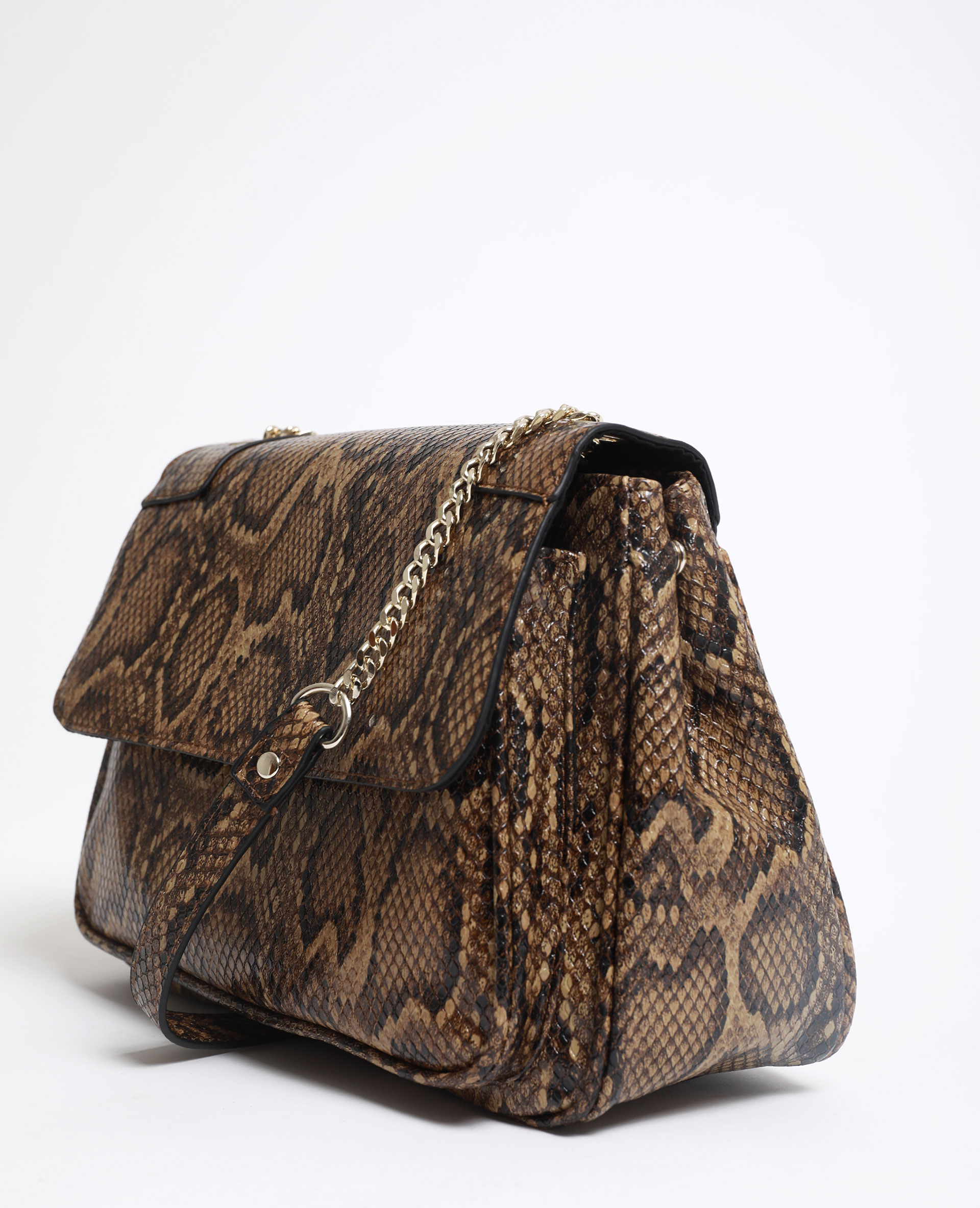 Sac moyen python beige ficelle - Pimkie