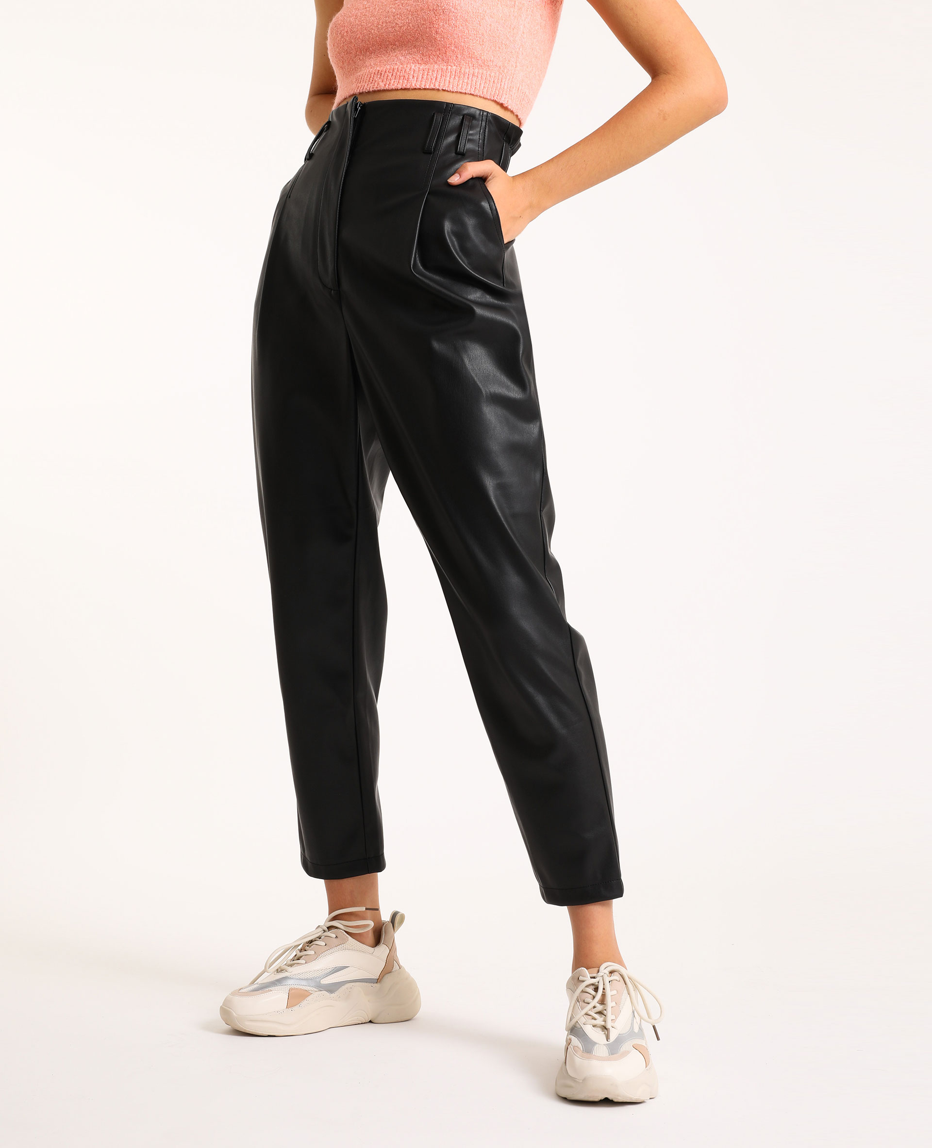 Pantalon simili cuir