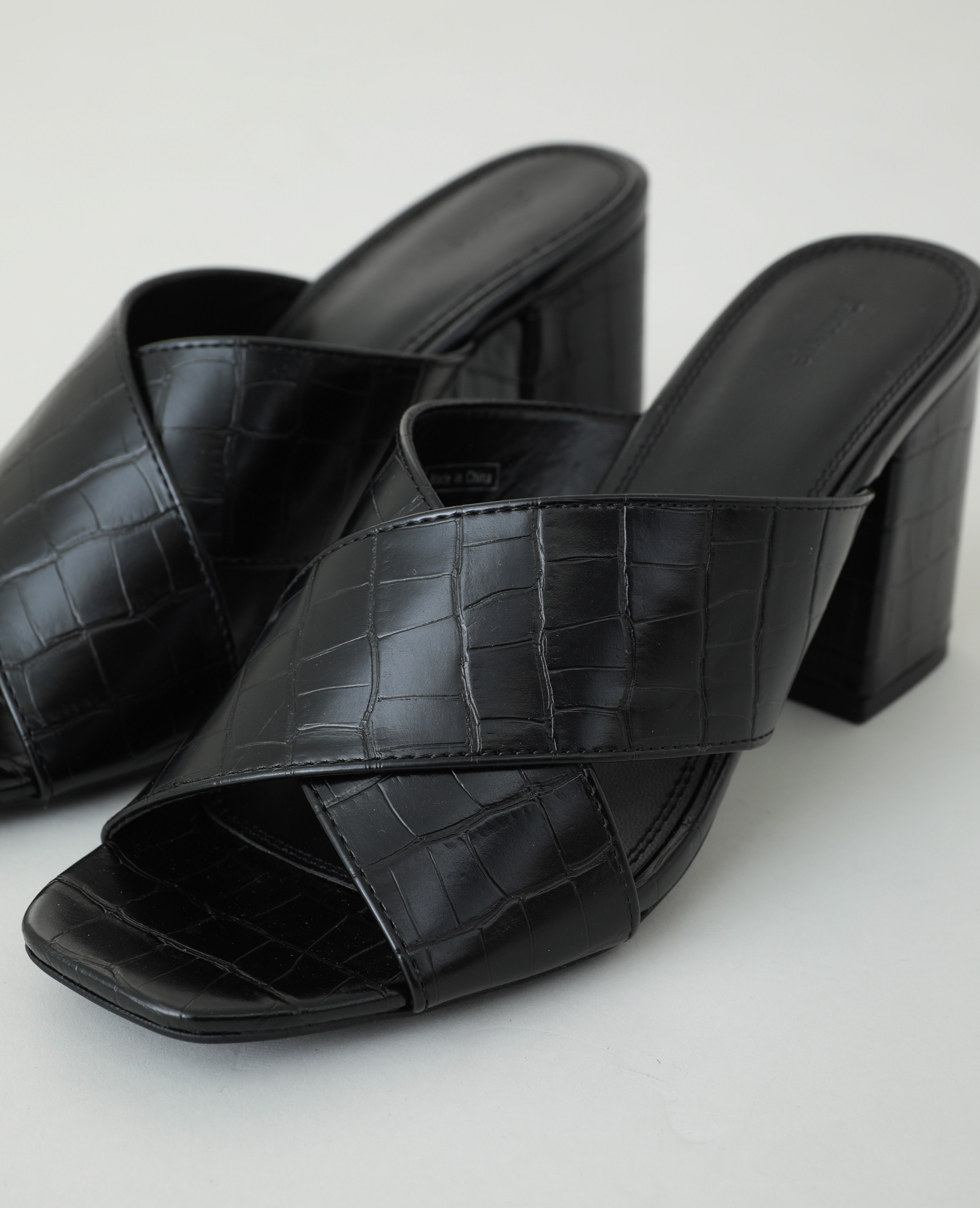 Mule a sales talon noir