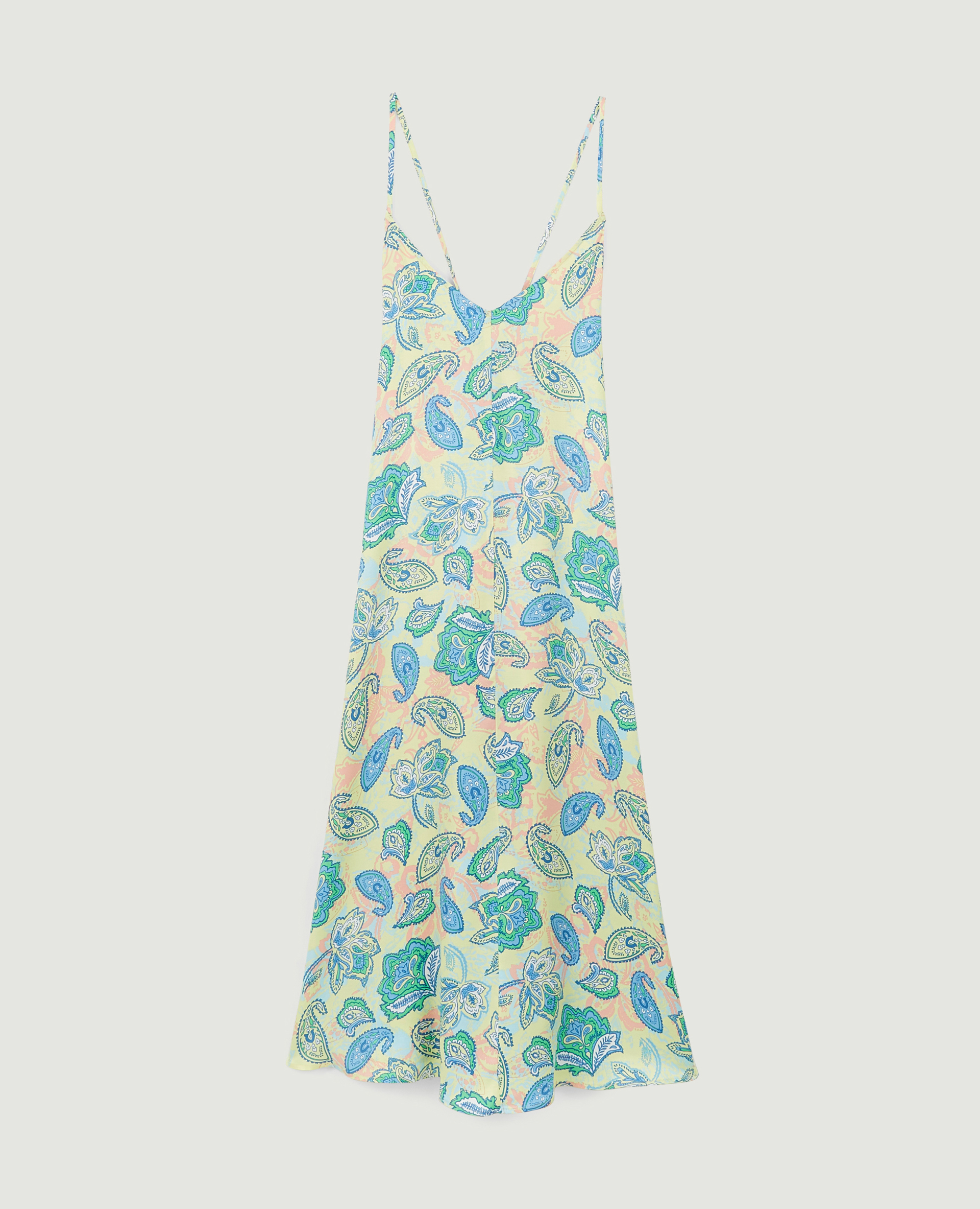 Robe dos-nu avec liens à nouer bleu - Pimkie
