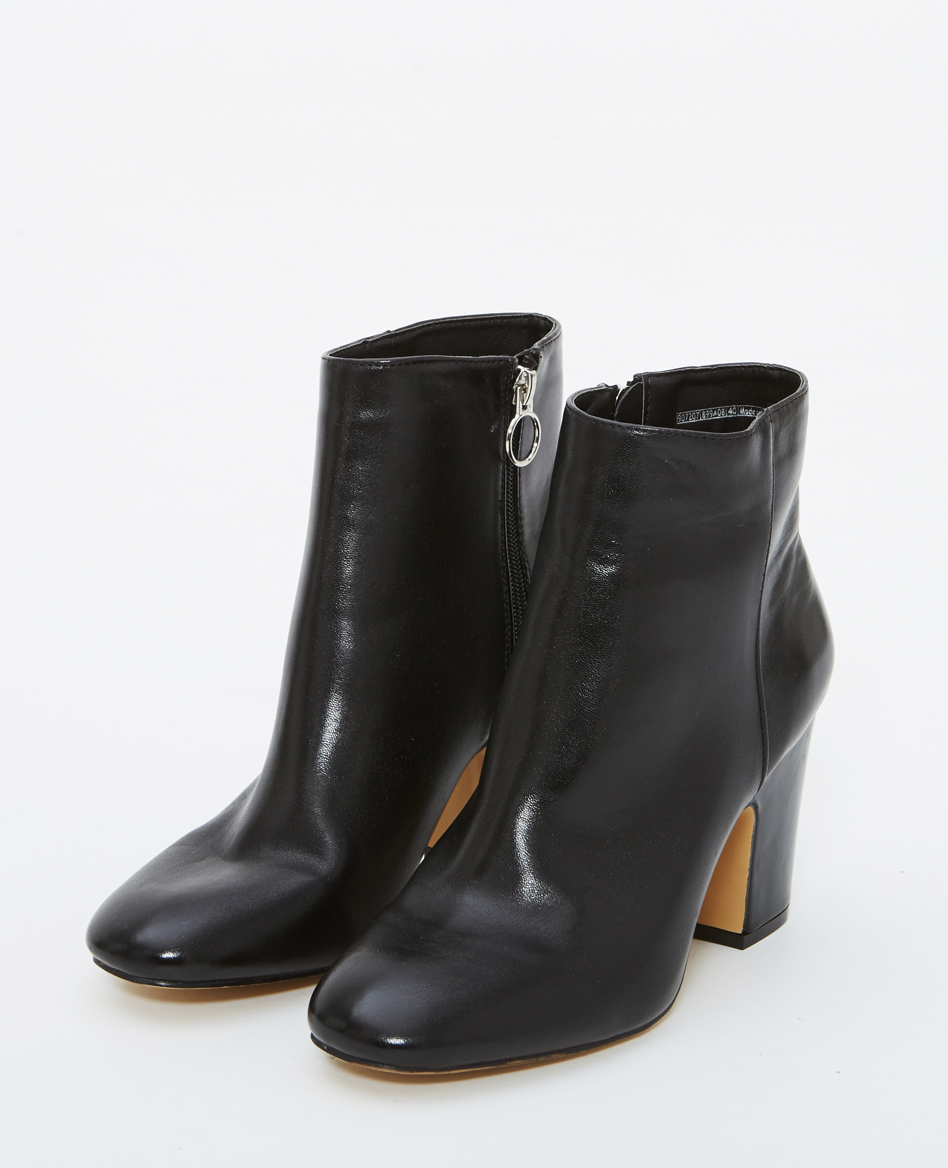 Bottines à talons noir - Pimkie