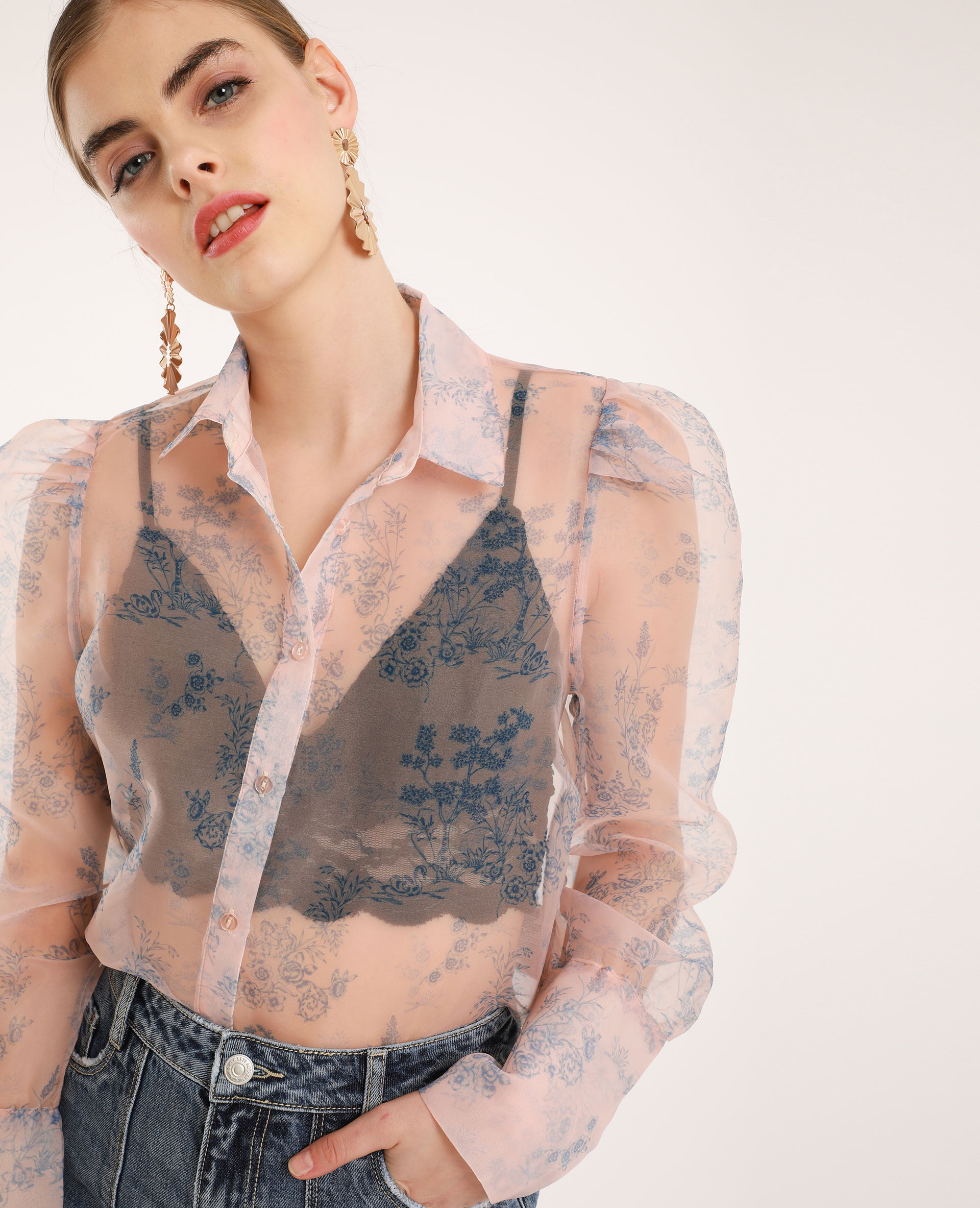 Chemise en on sale organza