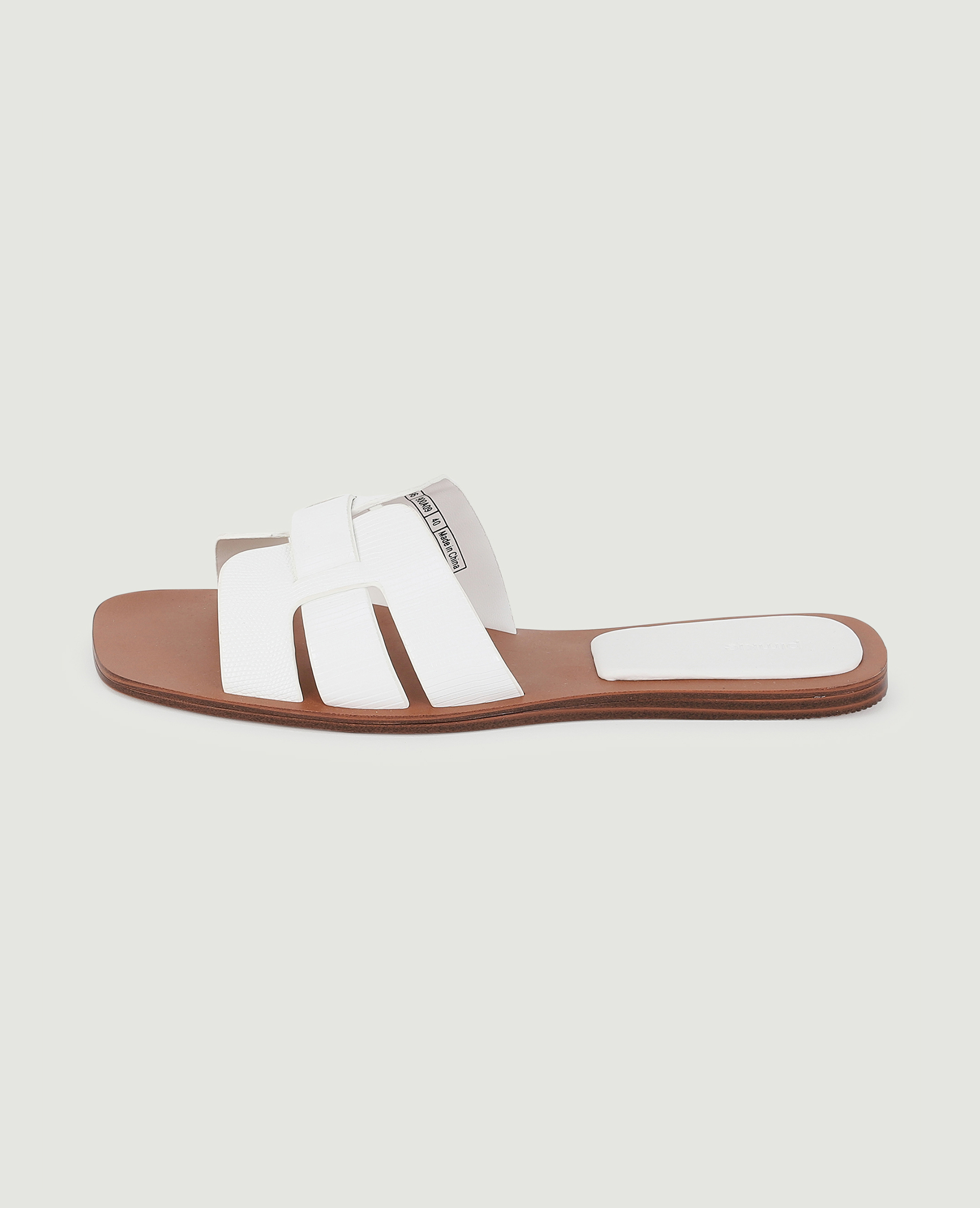 Mules plates blanc - Pimkie
