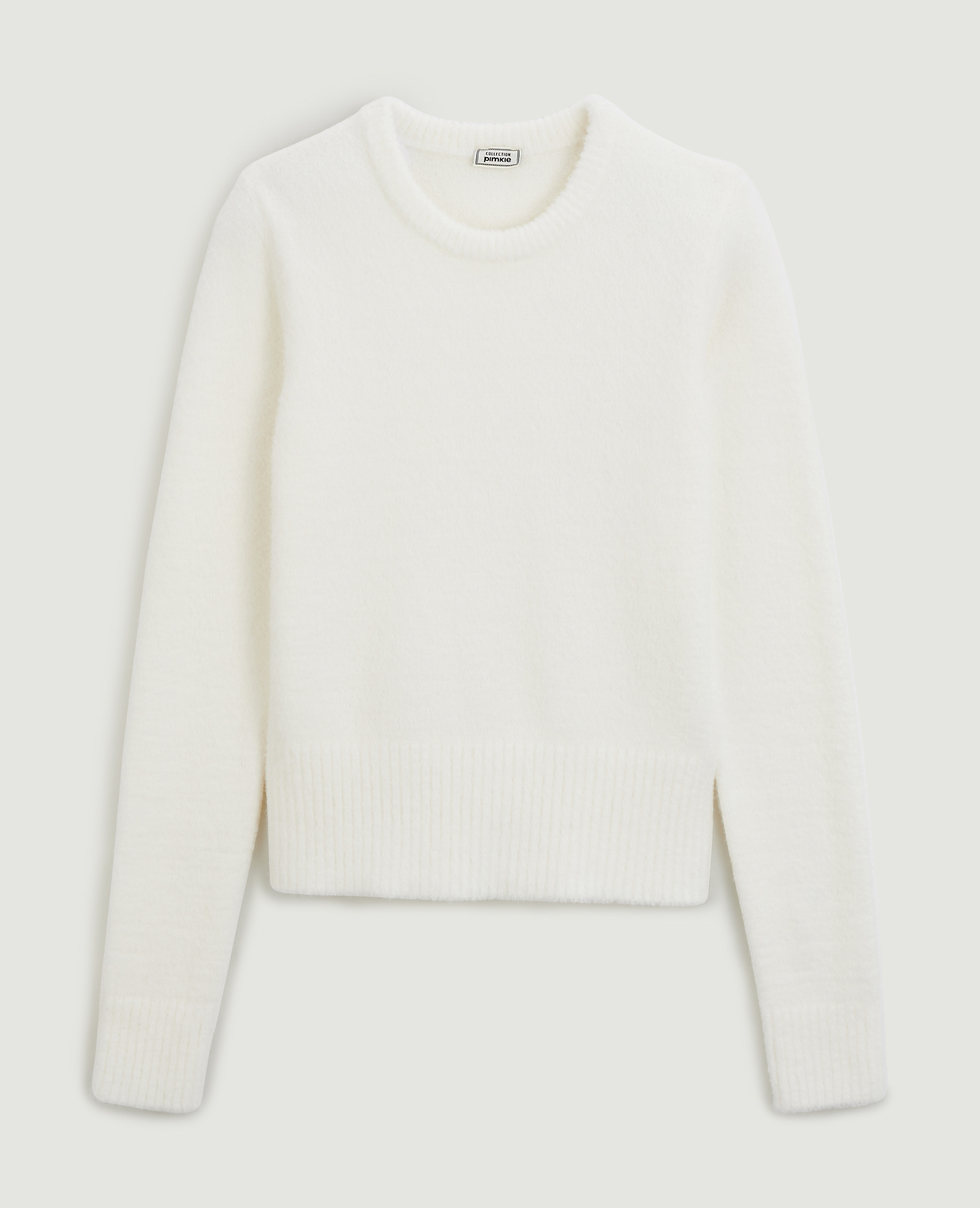 Pull maille fluffy blanc - Pimkie