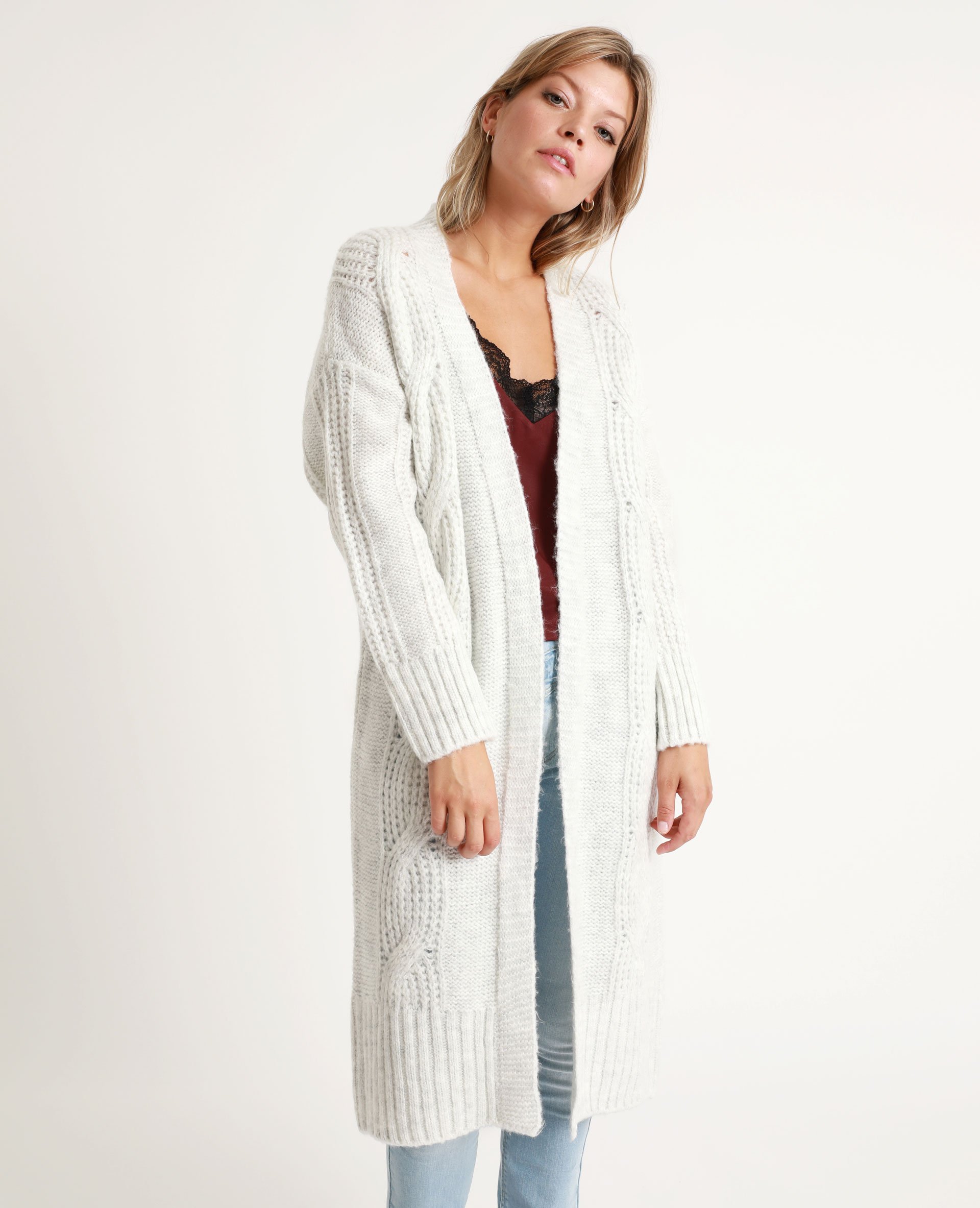 gilet long femme pimkie