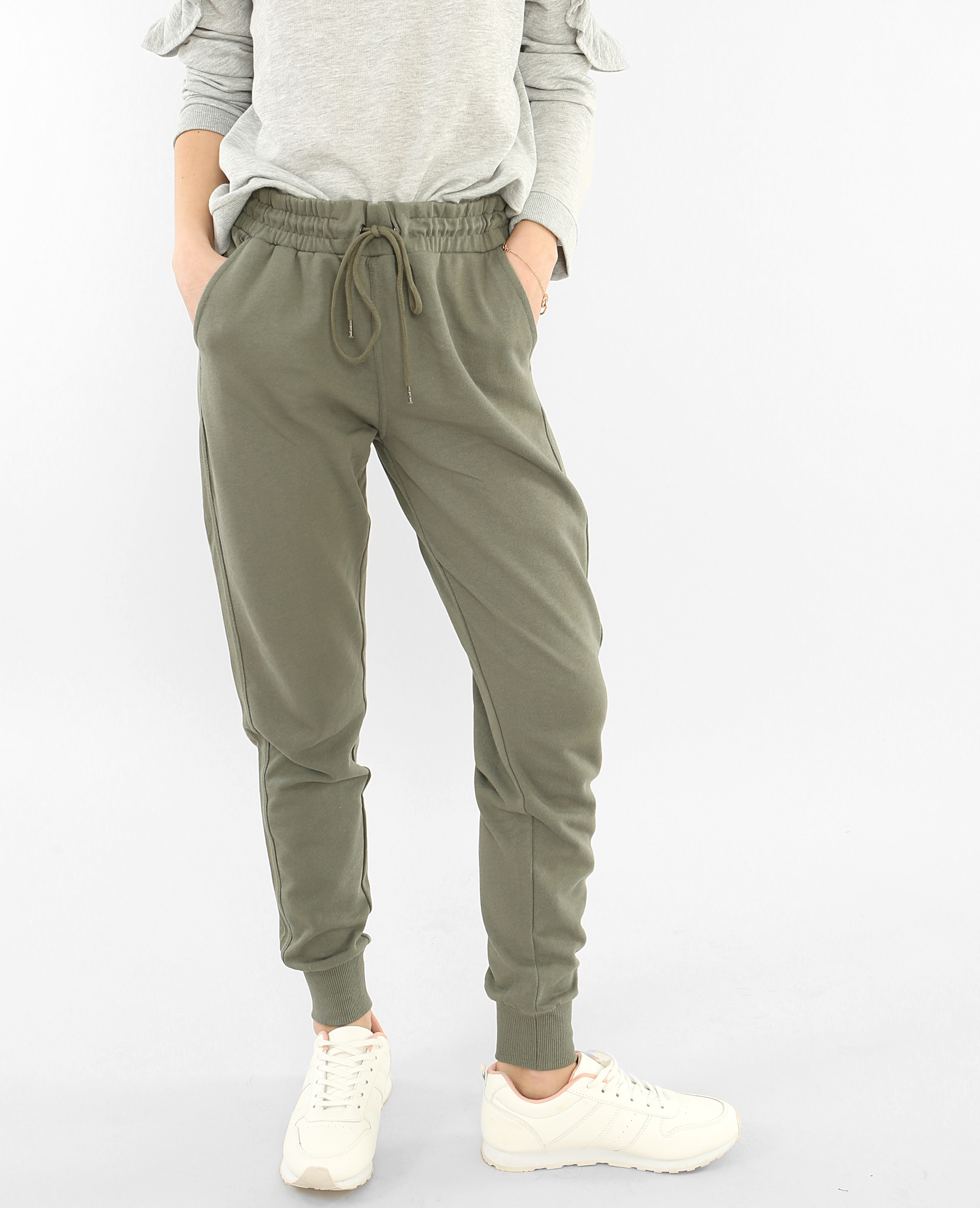 jogger kaki femme