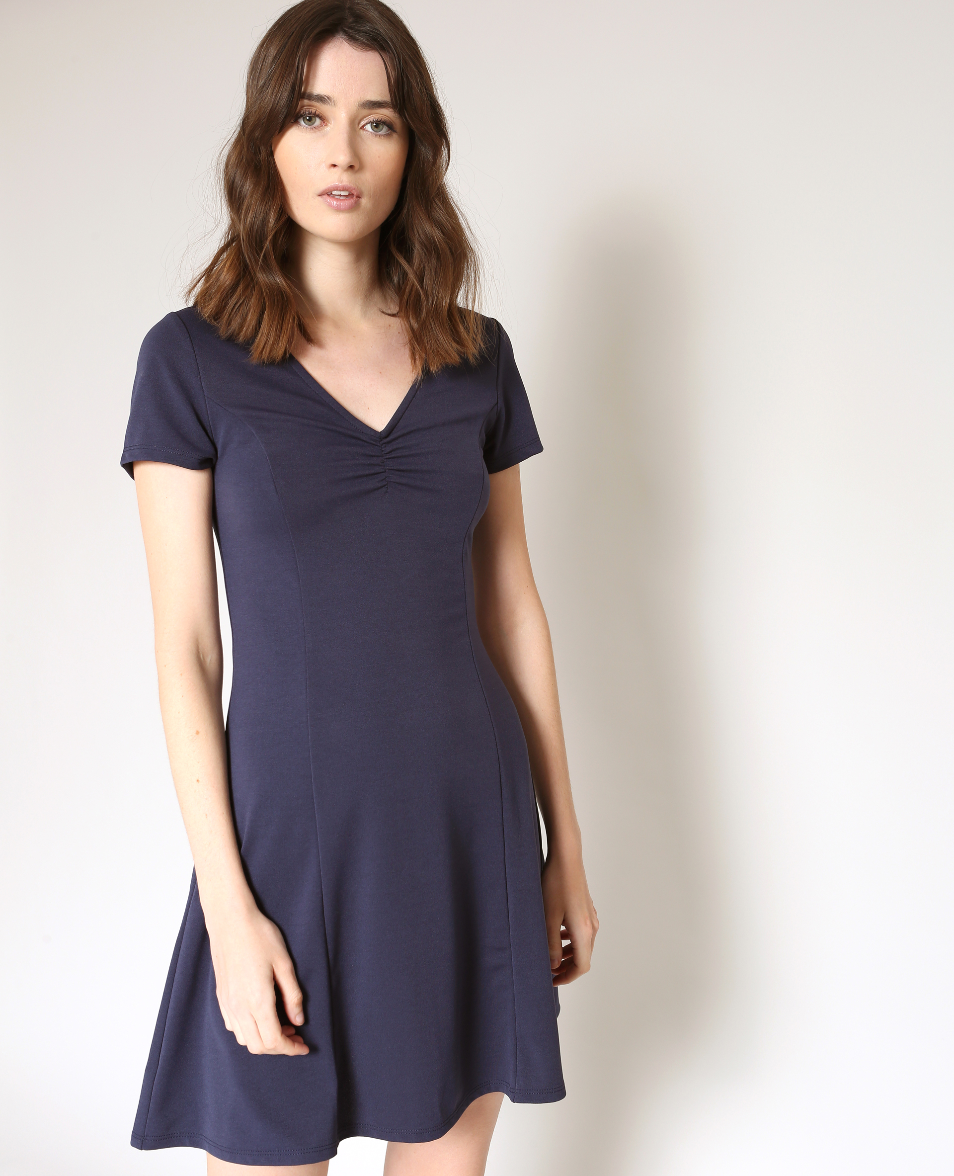 Robe patineuse bleu sale marine