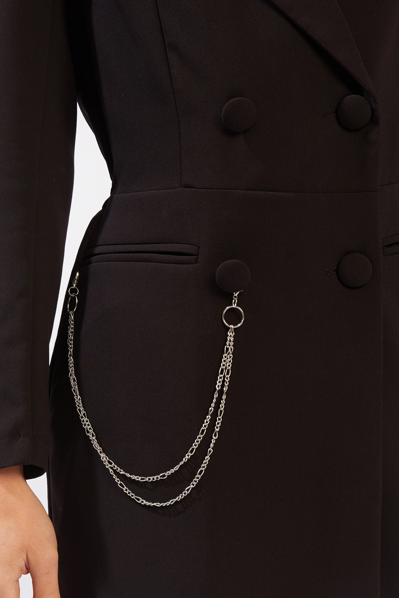 Combishort blazer noir - Pimkie