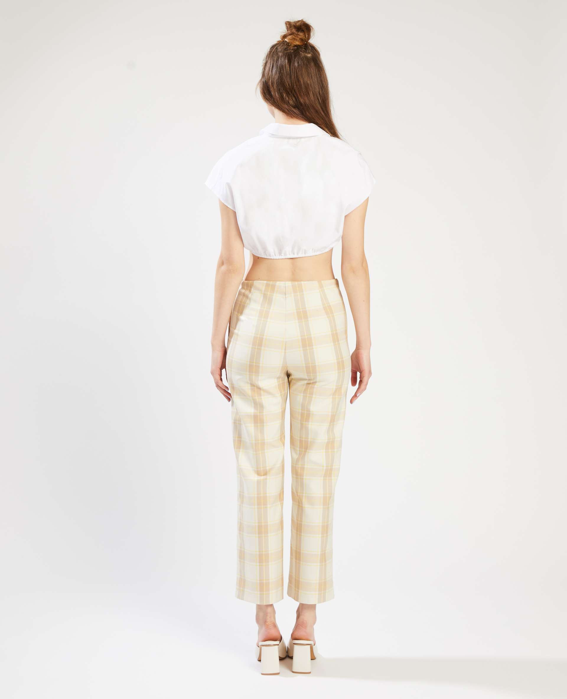 Chemise cropped croisée blanc - Pimkie