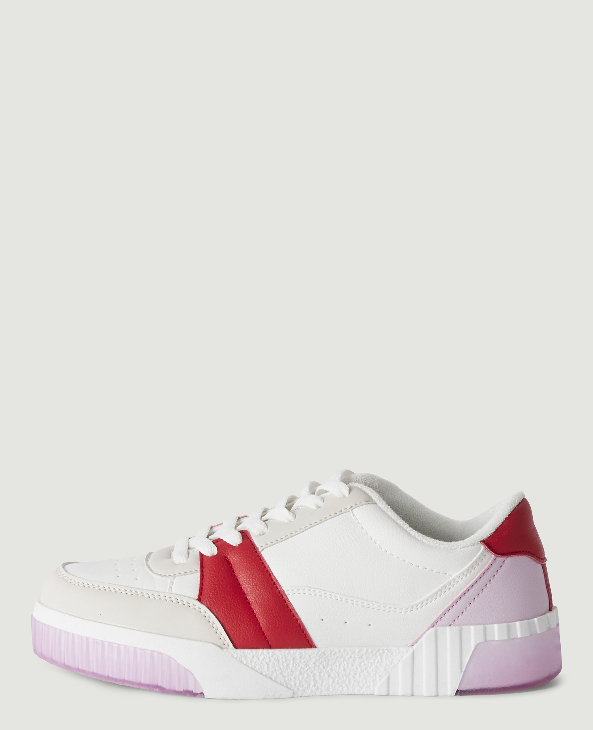 Sneakers compensées rouge - Pimkie