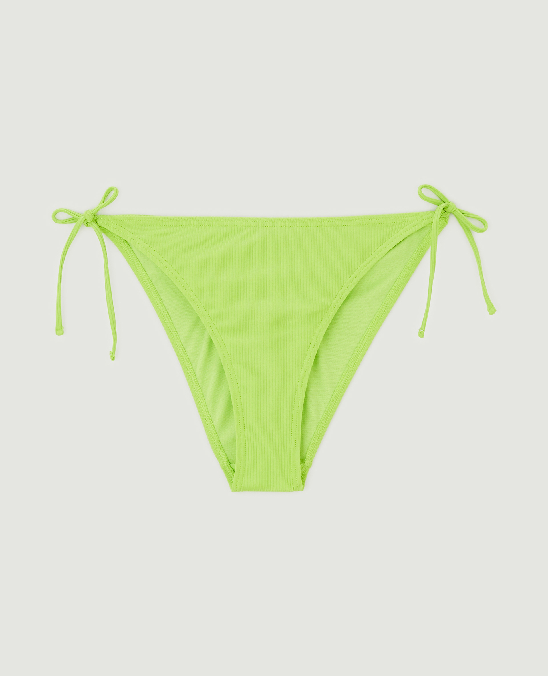 Bas de maillot culotte avec nouettes vert fluo - Pimkie