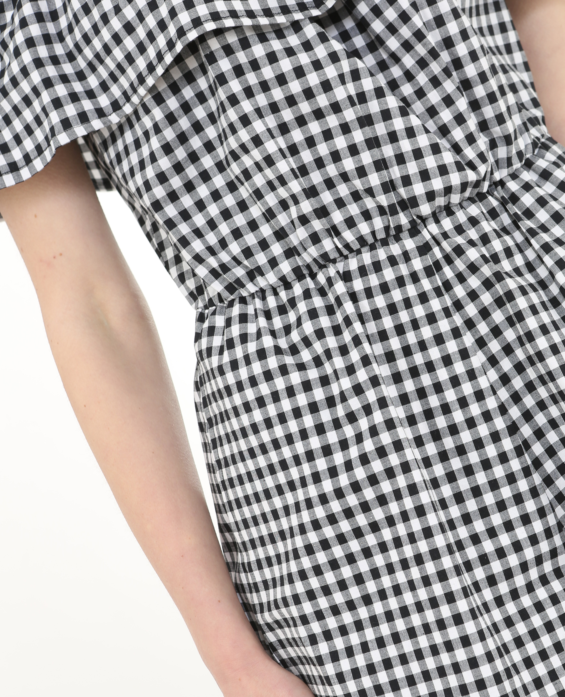 Combi-short à volants noir - Pimkie