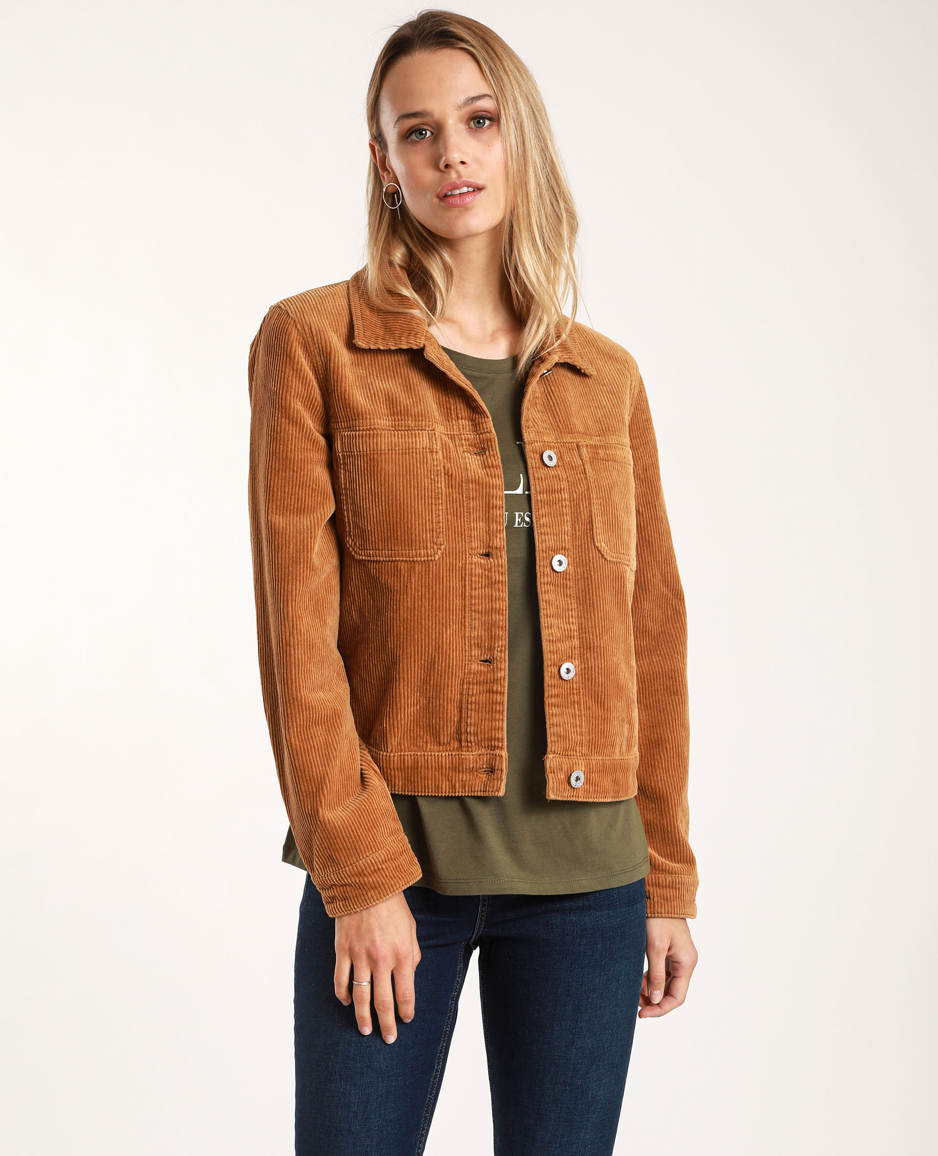 Veste en velours cotele