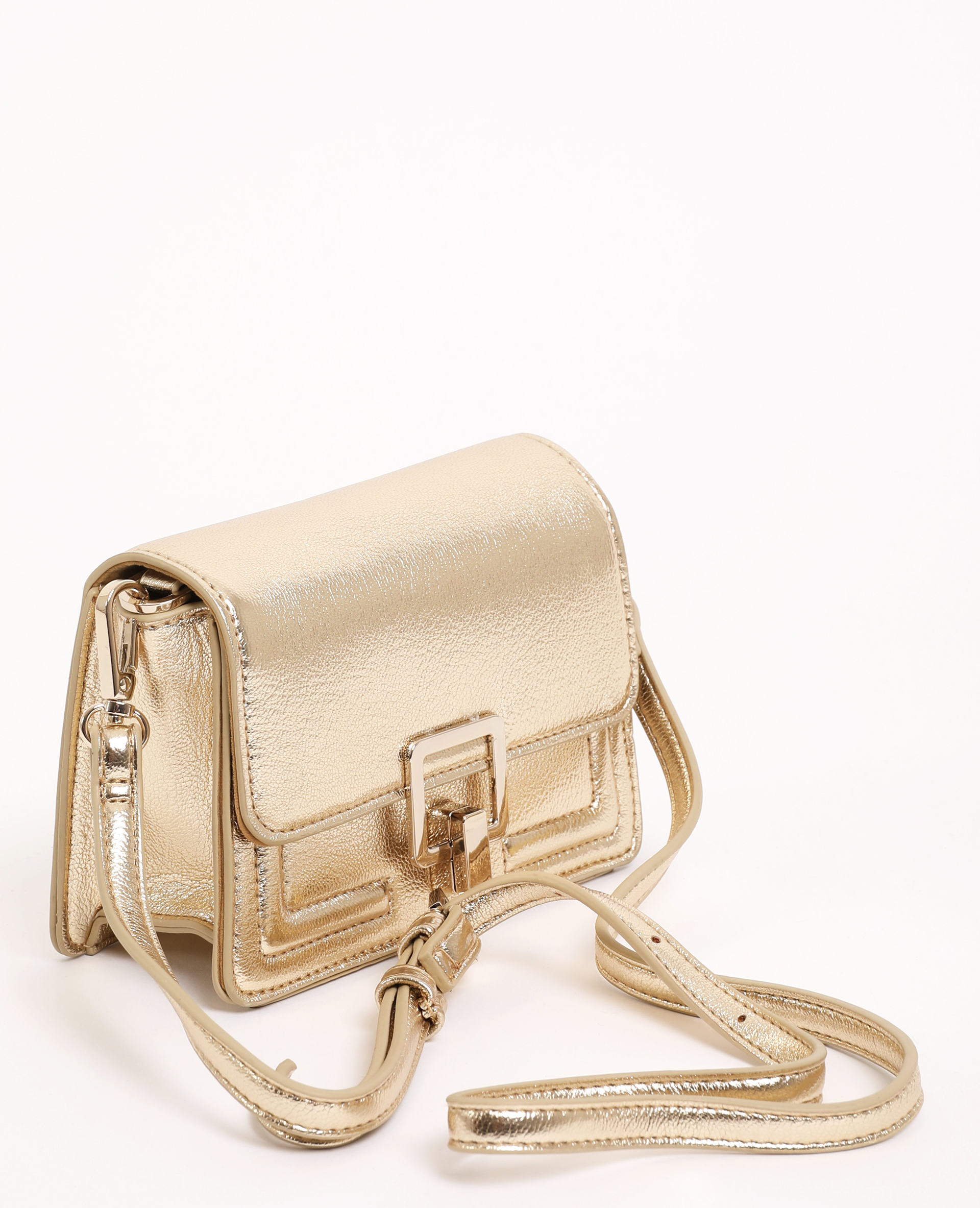 Mini sac boxy doré - Pimkie